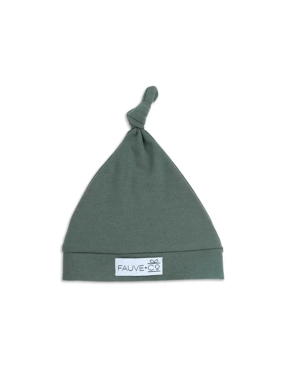 Evie Knotted Beanie-Fauve & Co