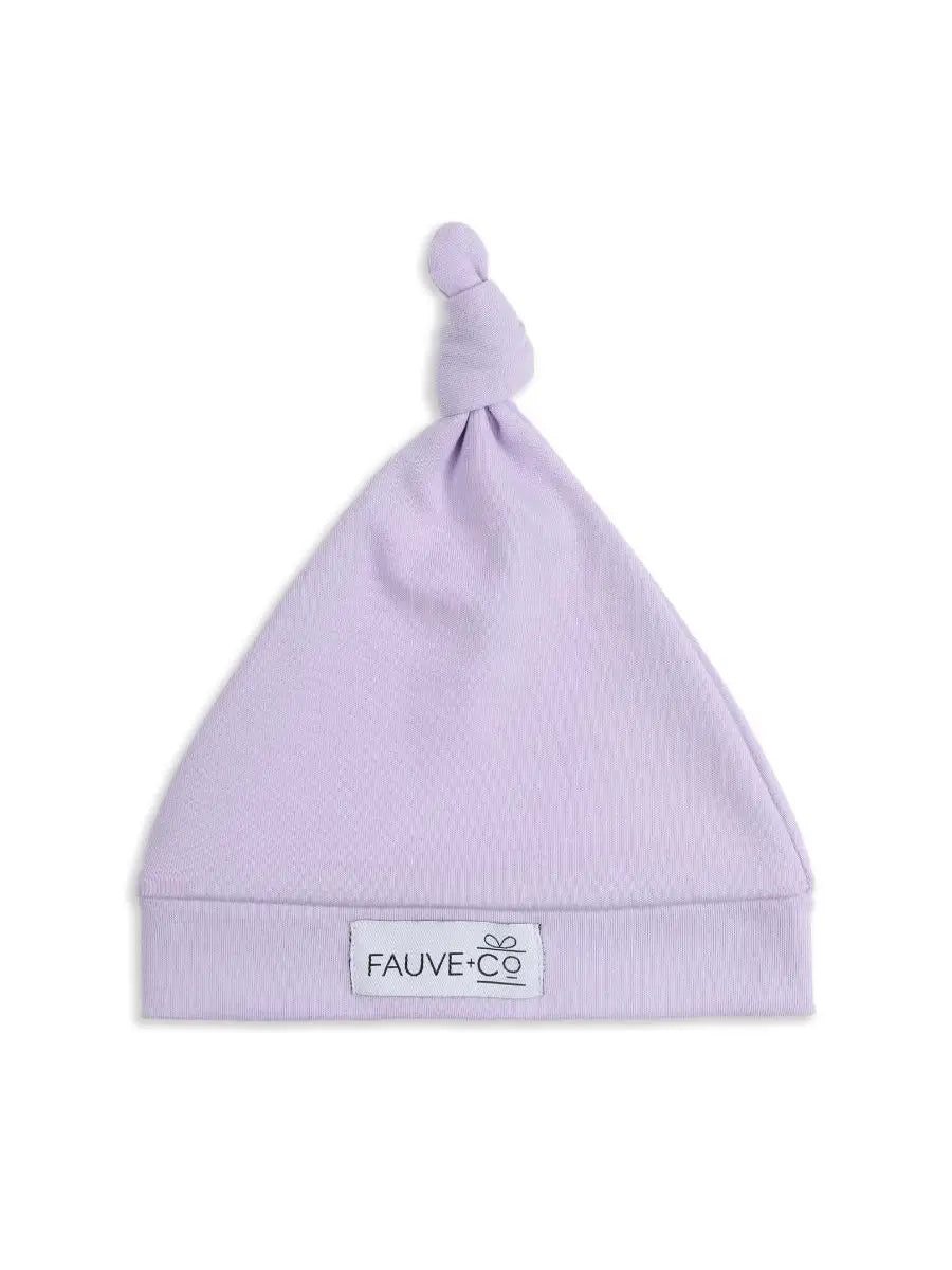 Evie Knotted Beanie-Fauve & Co