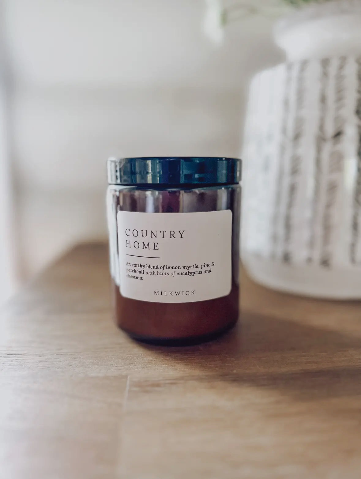 Country Home Scented Candle (Amber Jar)-MILKWICK