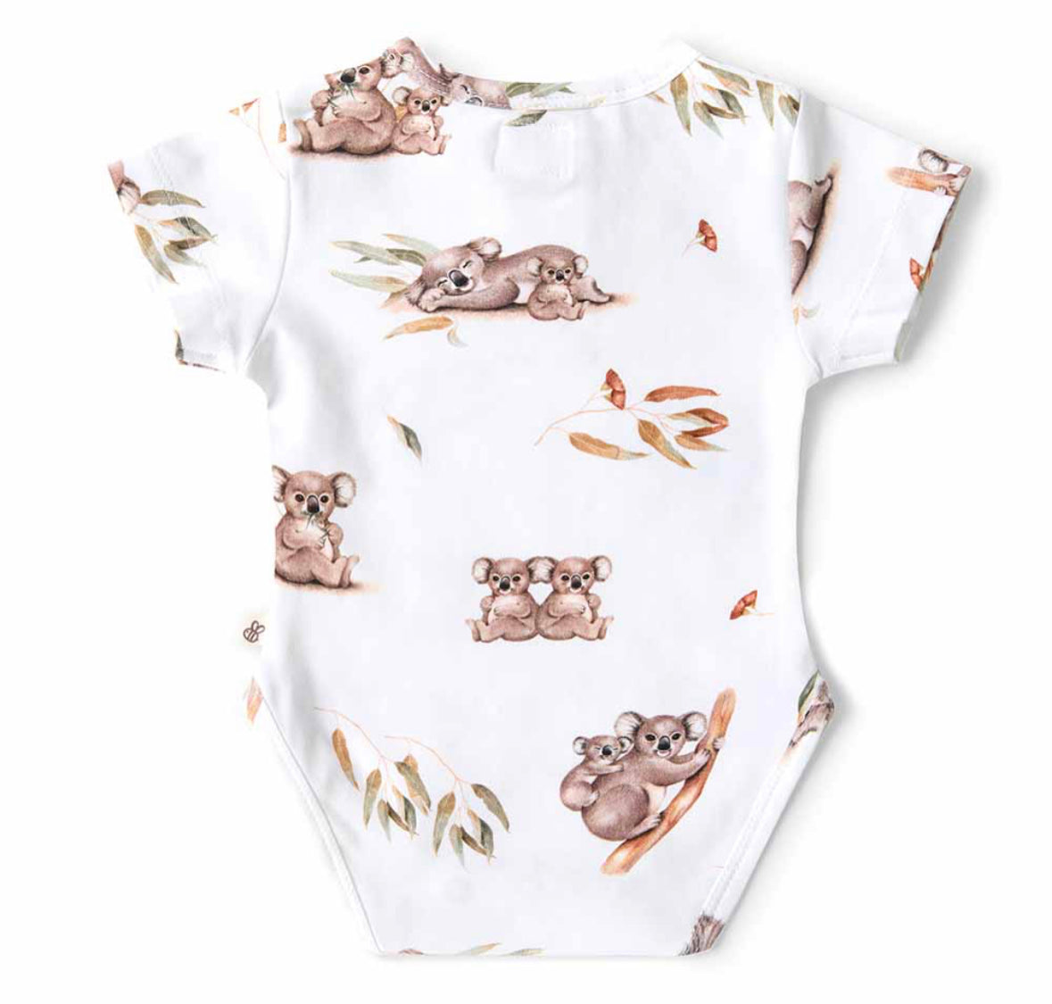 Koala Short Sleeve Organic bodysuit