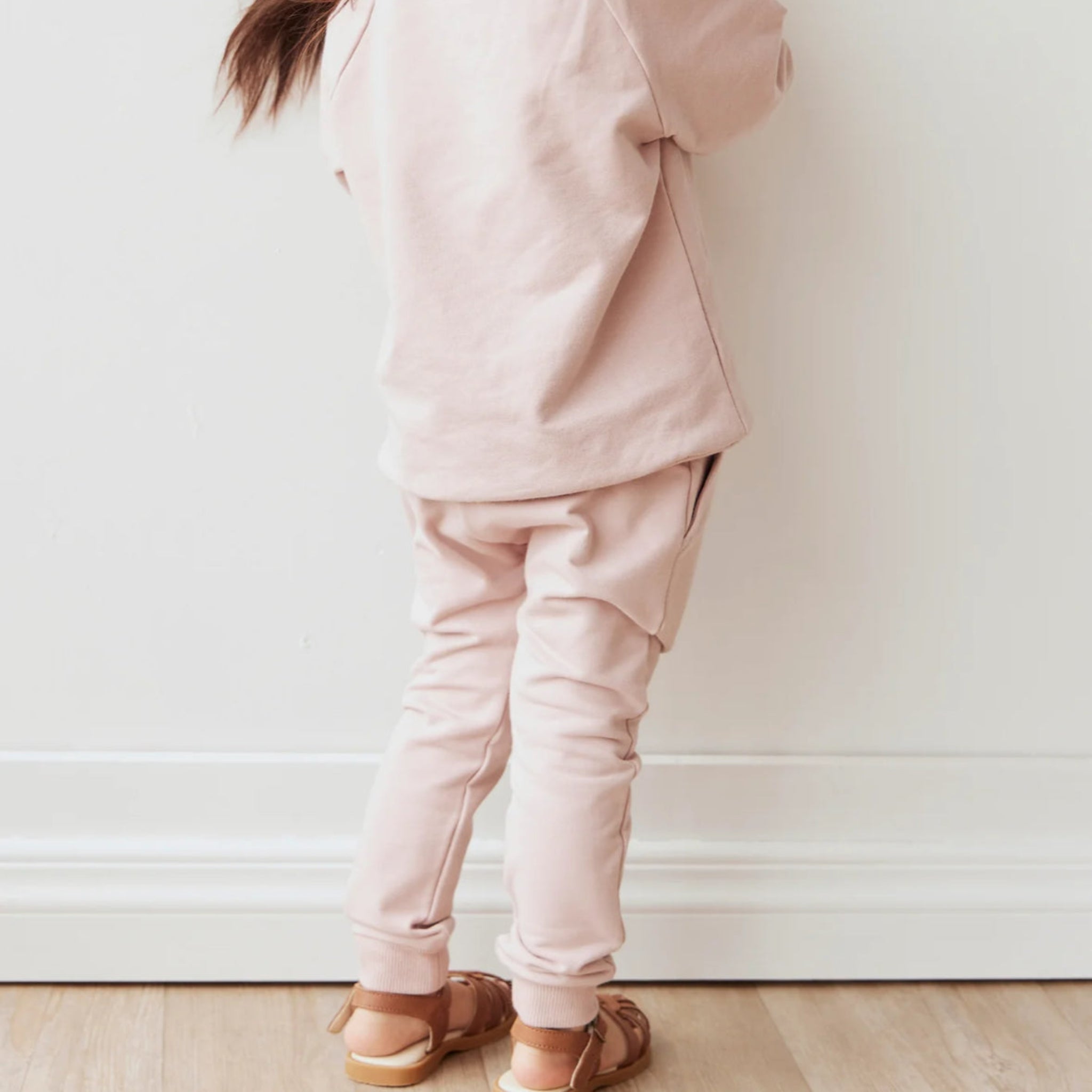 Organic Cotton Morgan Track Pants- Power Pink- Jamie Kay