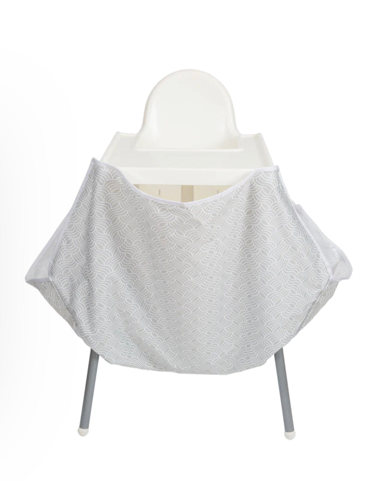 High Chair Food Catcher- Cloudy Grey