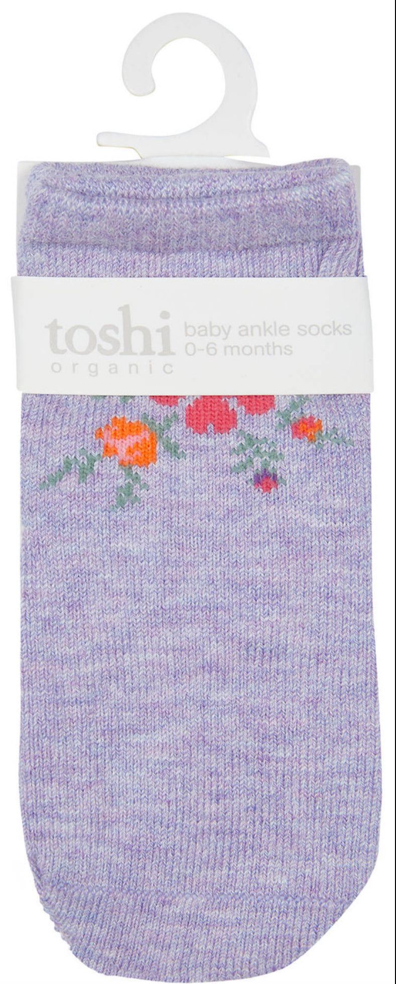 Louisa Organic Ankle Socks-Toshi