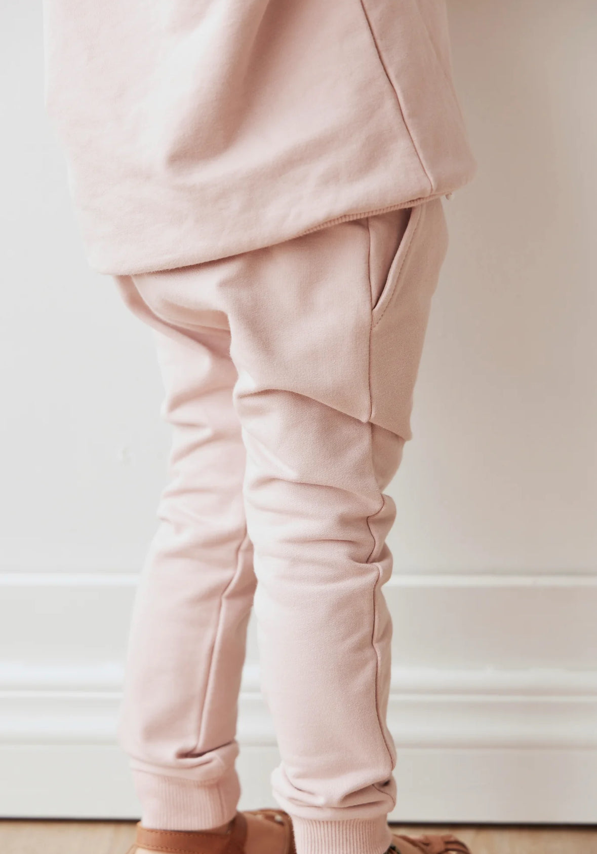 Organic Cotton Morgan Track Pants- Power Pink- Jamie Kay