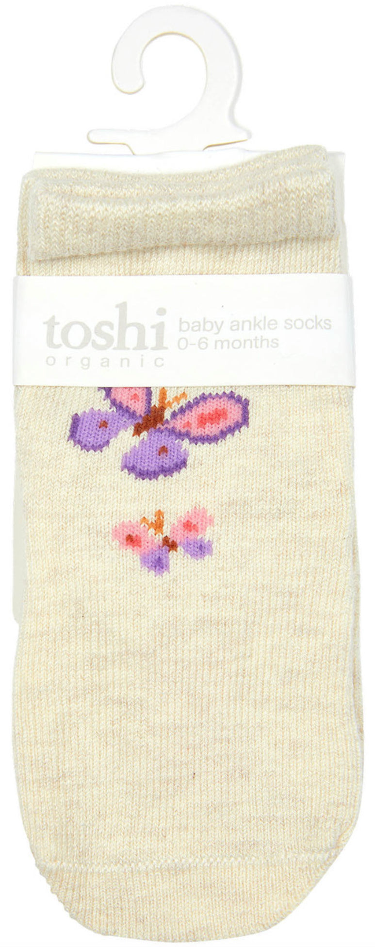 Butterfly Bliss Organic Ankle Socks- Toshi