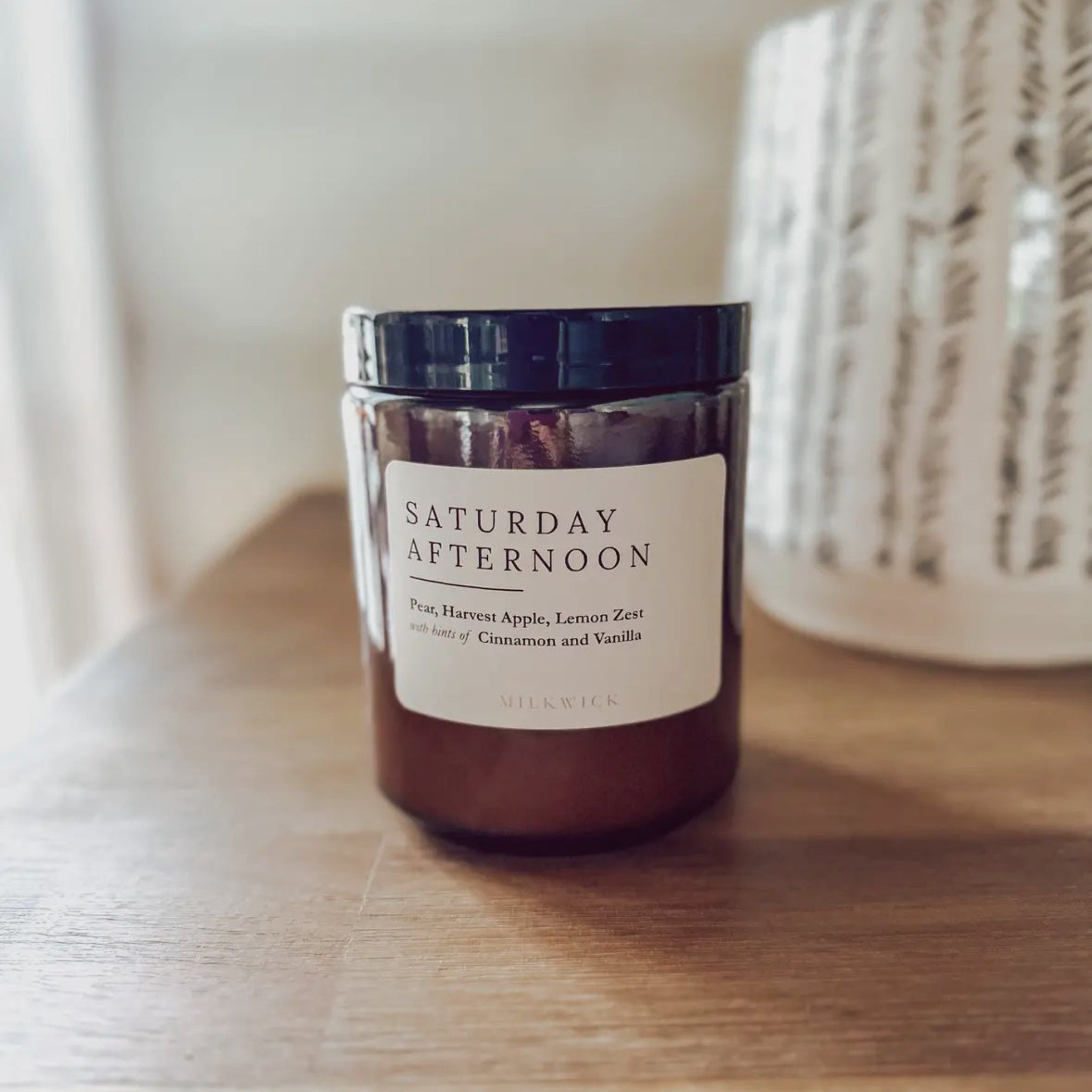 Saturday Afternoon Scented Candle (Amber Jar)-MILKWICK