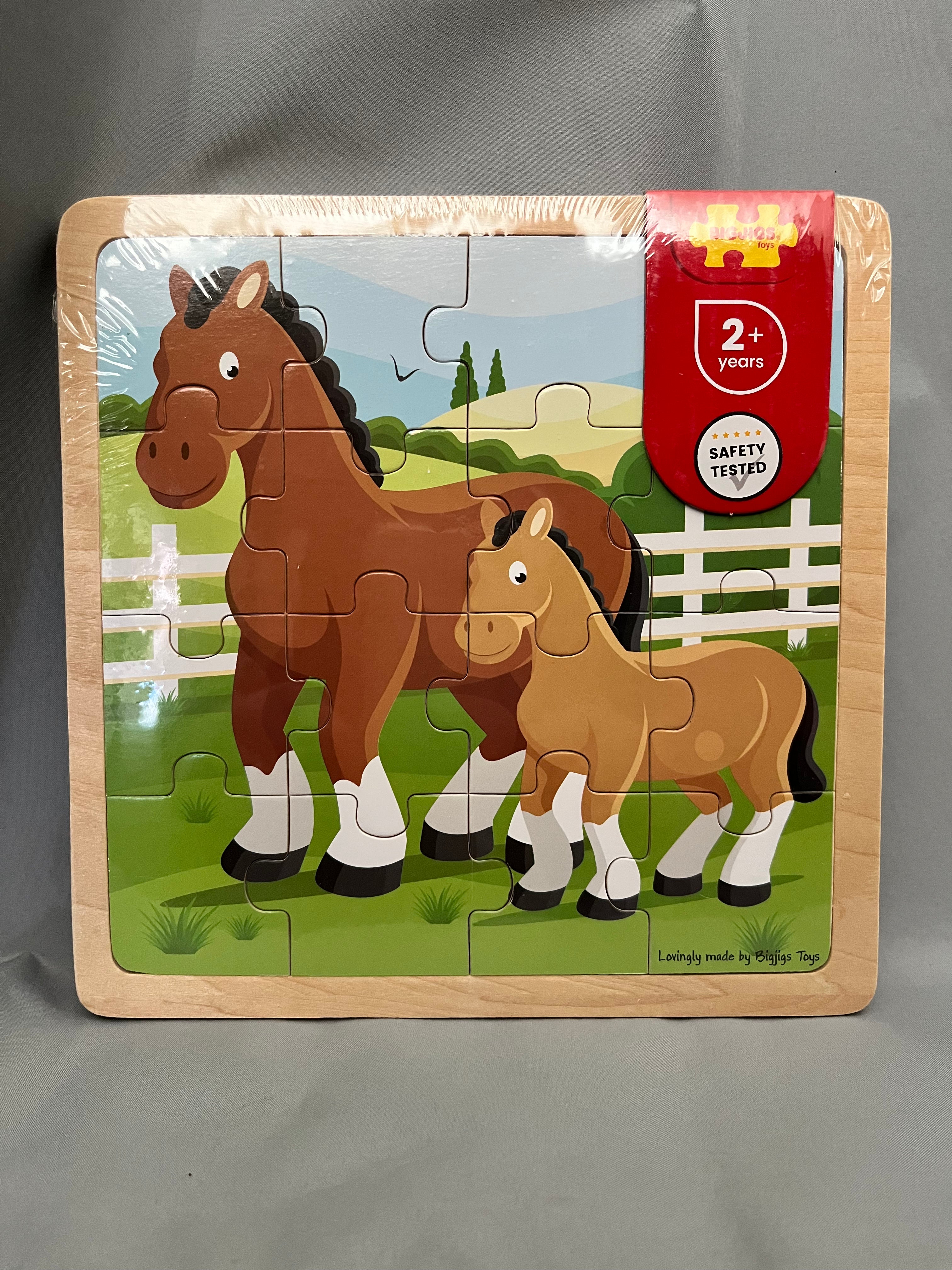 Horse and Foal- Wooden Puzzle