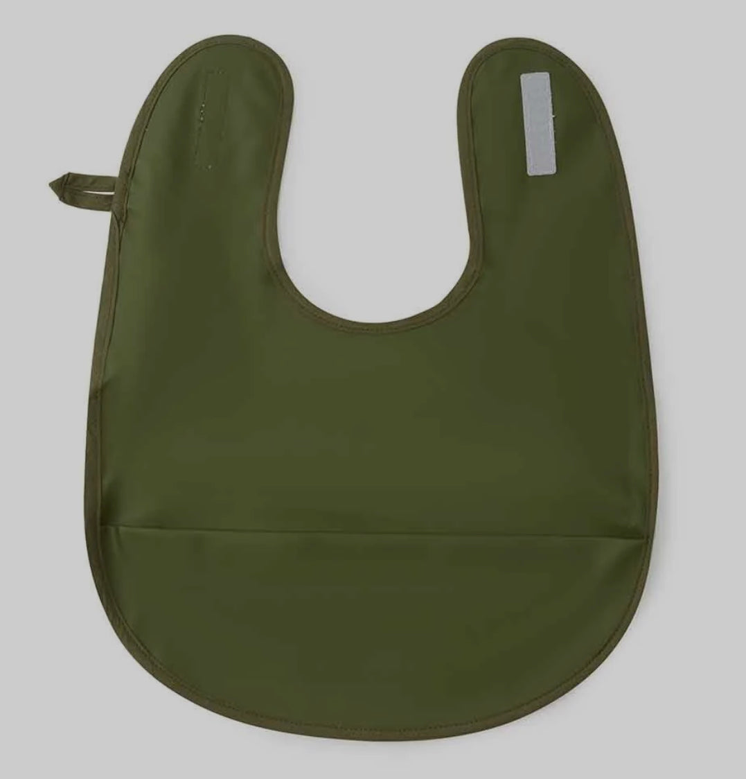 Olive | Snuggle Bib Waterproof