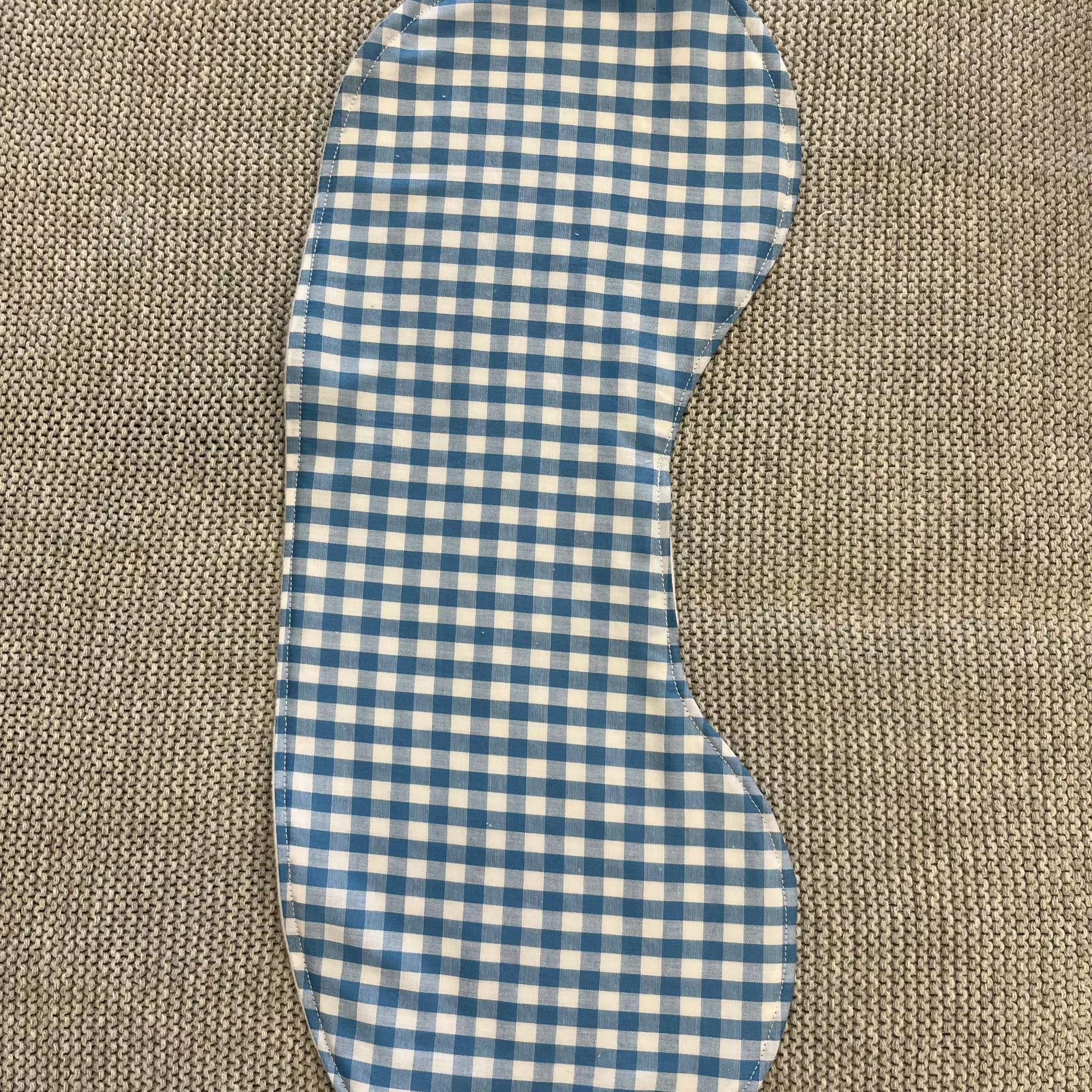 Blue Gingham Burp Cloth- Everly Lane