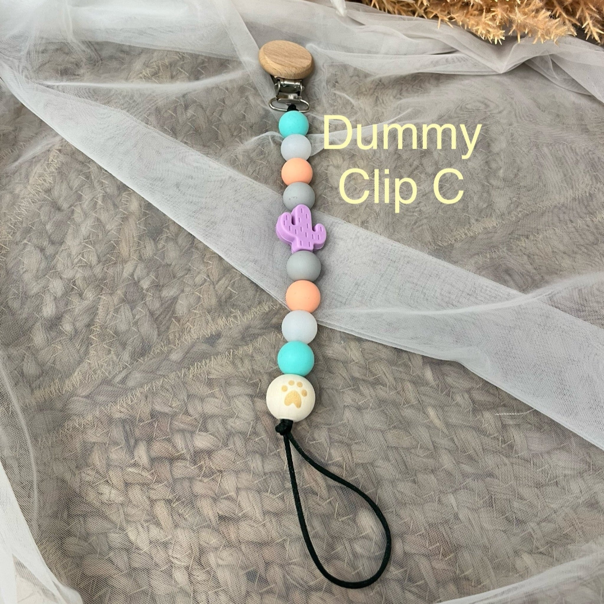 The Cactus Collection-Silicone Dummy Bead Clips