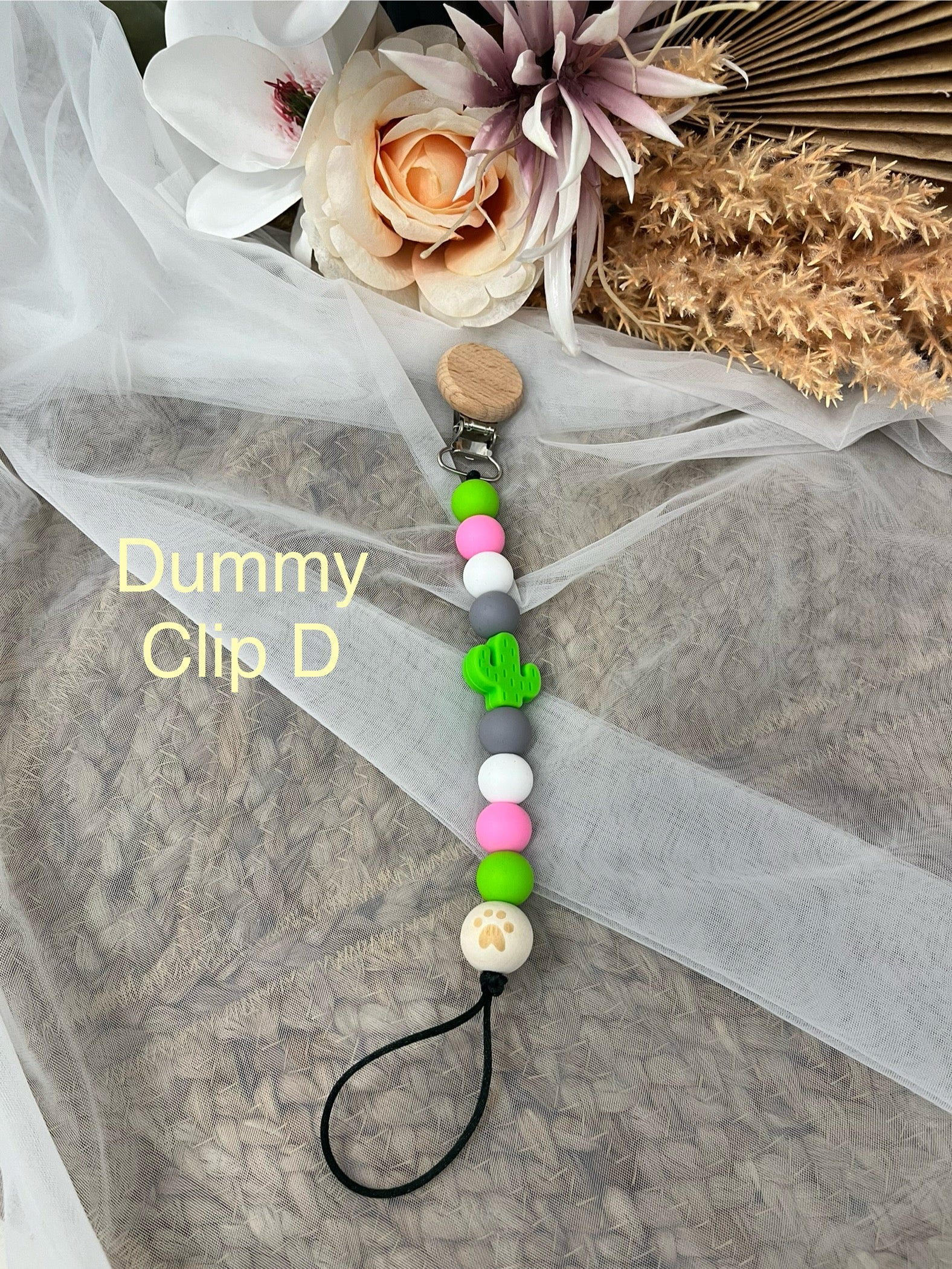 The Cactus Collection-Silicone Dummy Bead Clips