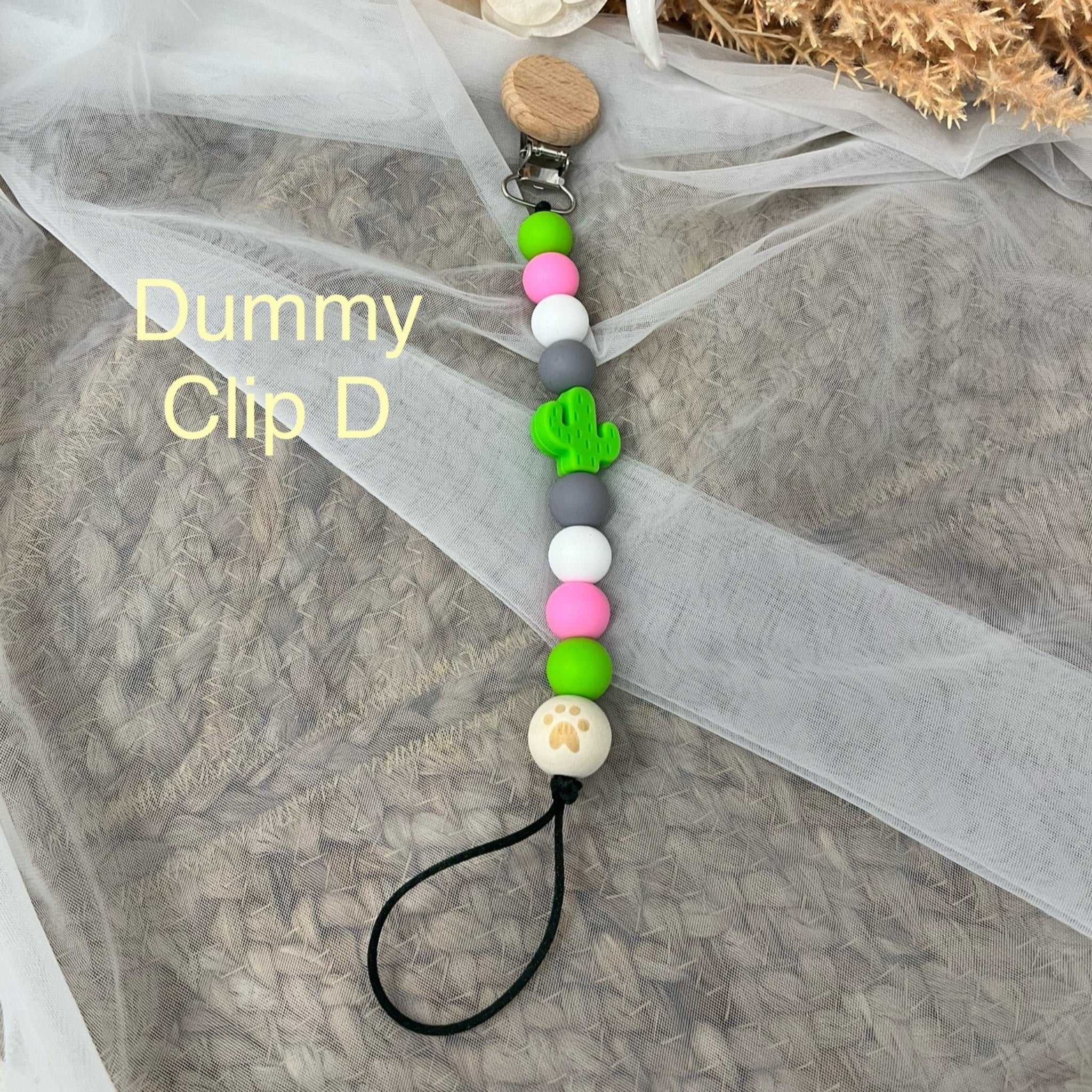 The Cactus Collection-Silicone Dummy Bead Clips