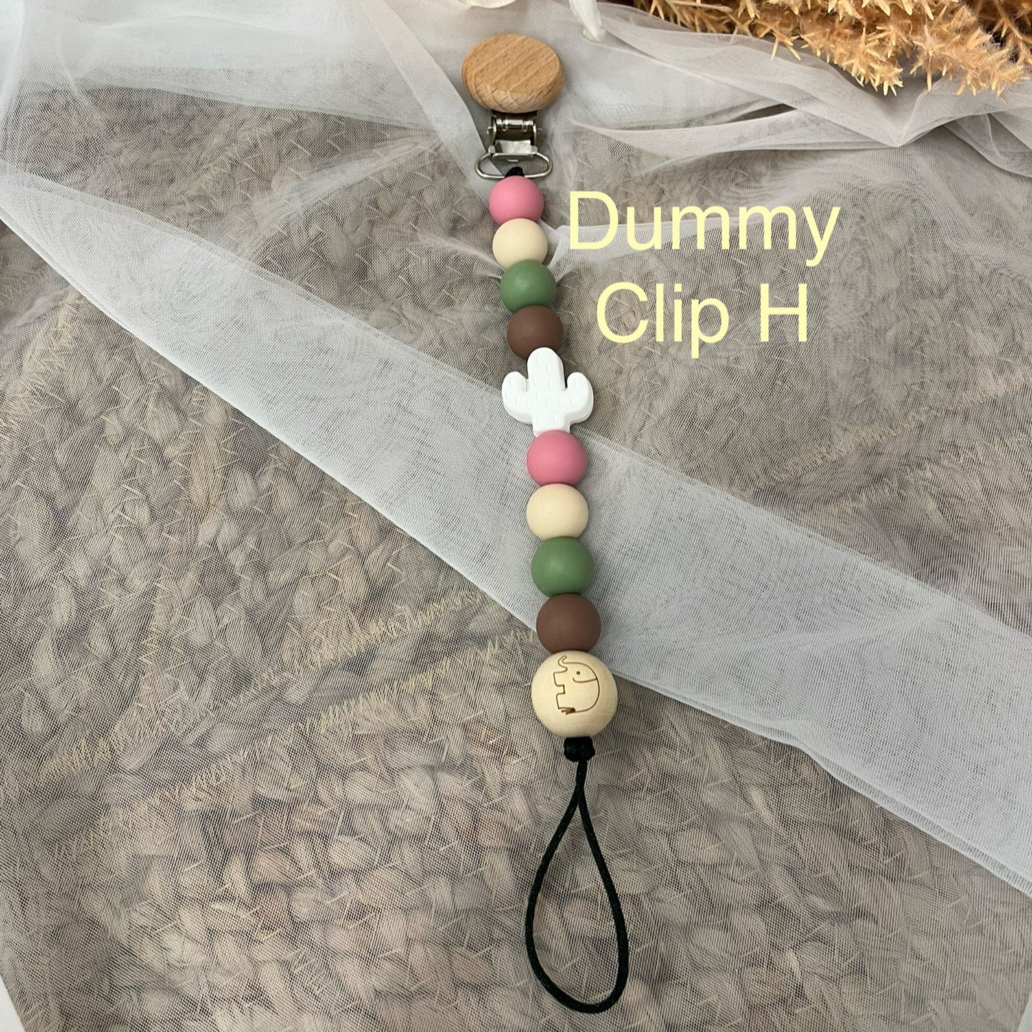 The Cactus Collection-Silicone Dummy Bead Clips