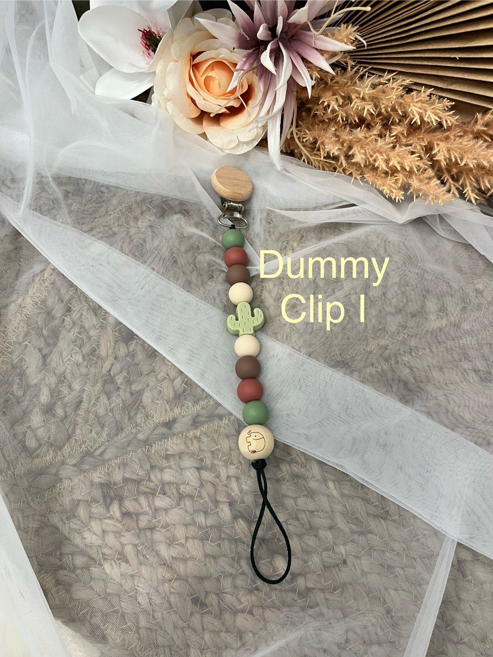 The Cactus Collection-Silicone Dummy Bead Clips