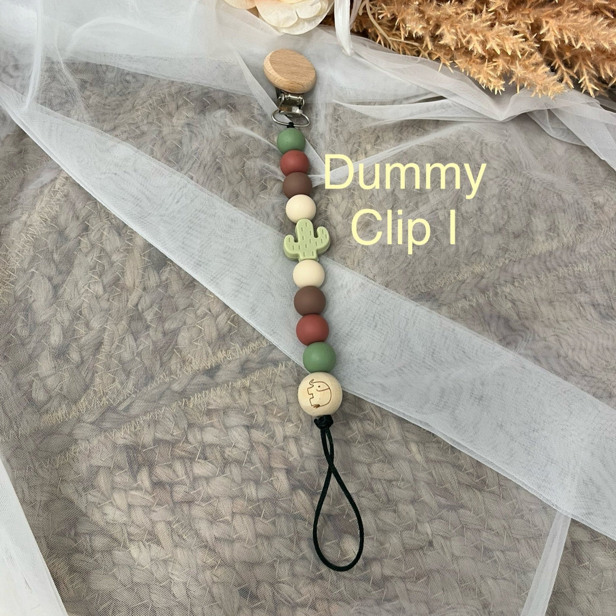 The Cactus Collection-Silicone Dummy Bead Clips