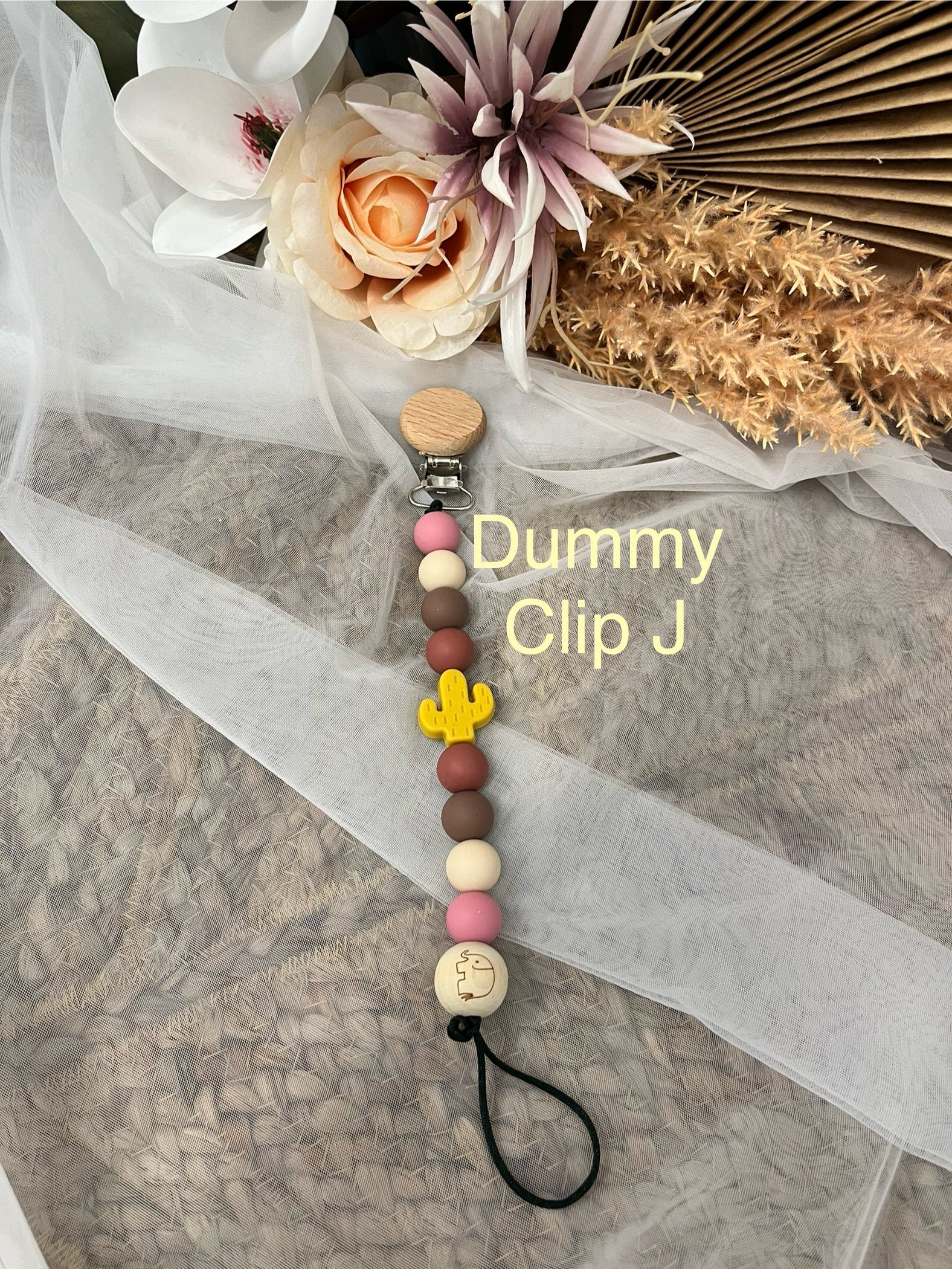 The Cactus Collection-Silicone Dummy Bead Clips