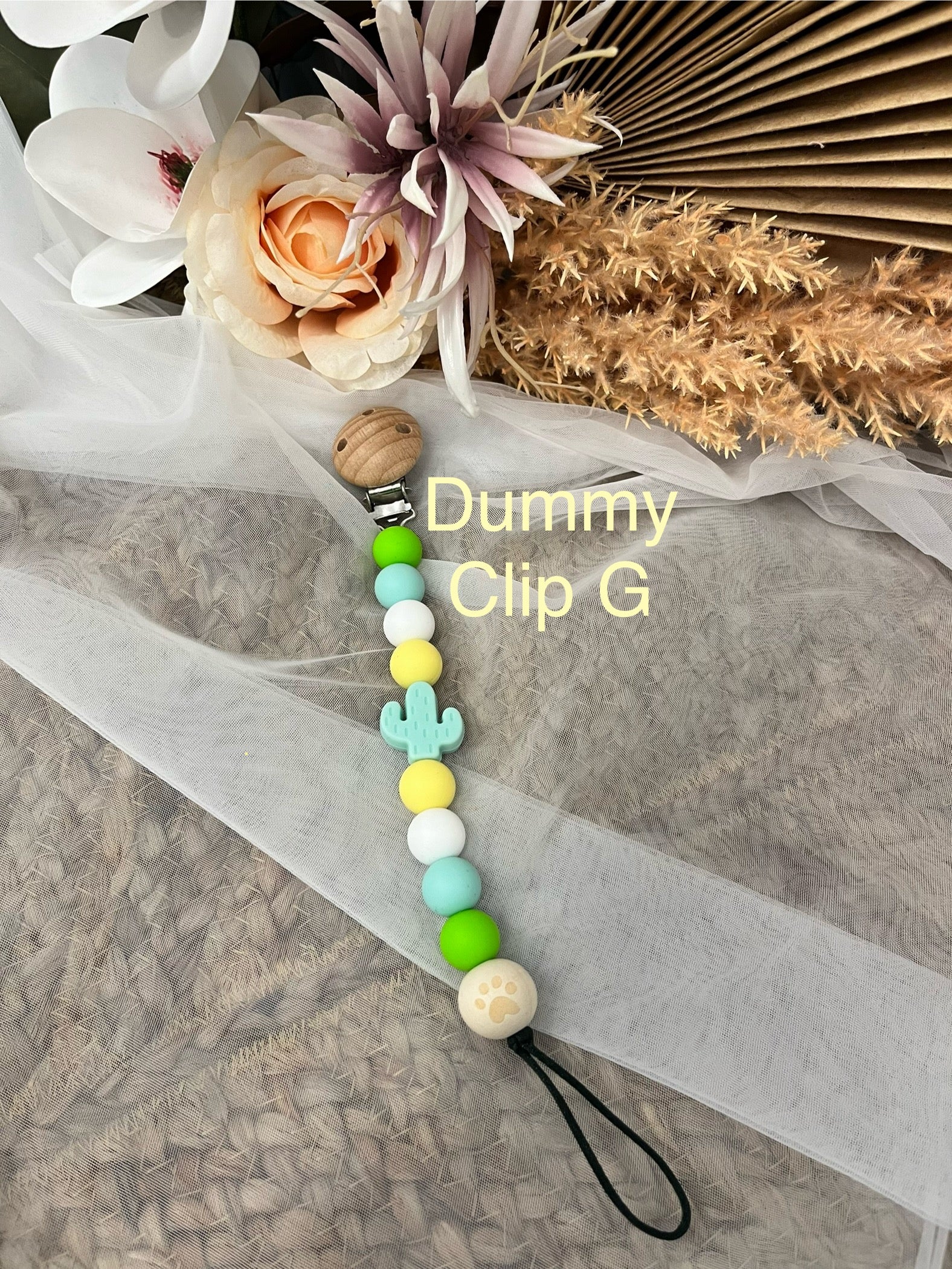 The Cactus Collection-Silicone Dummy Bead Clips