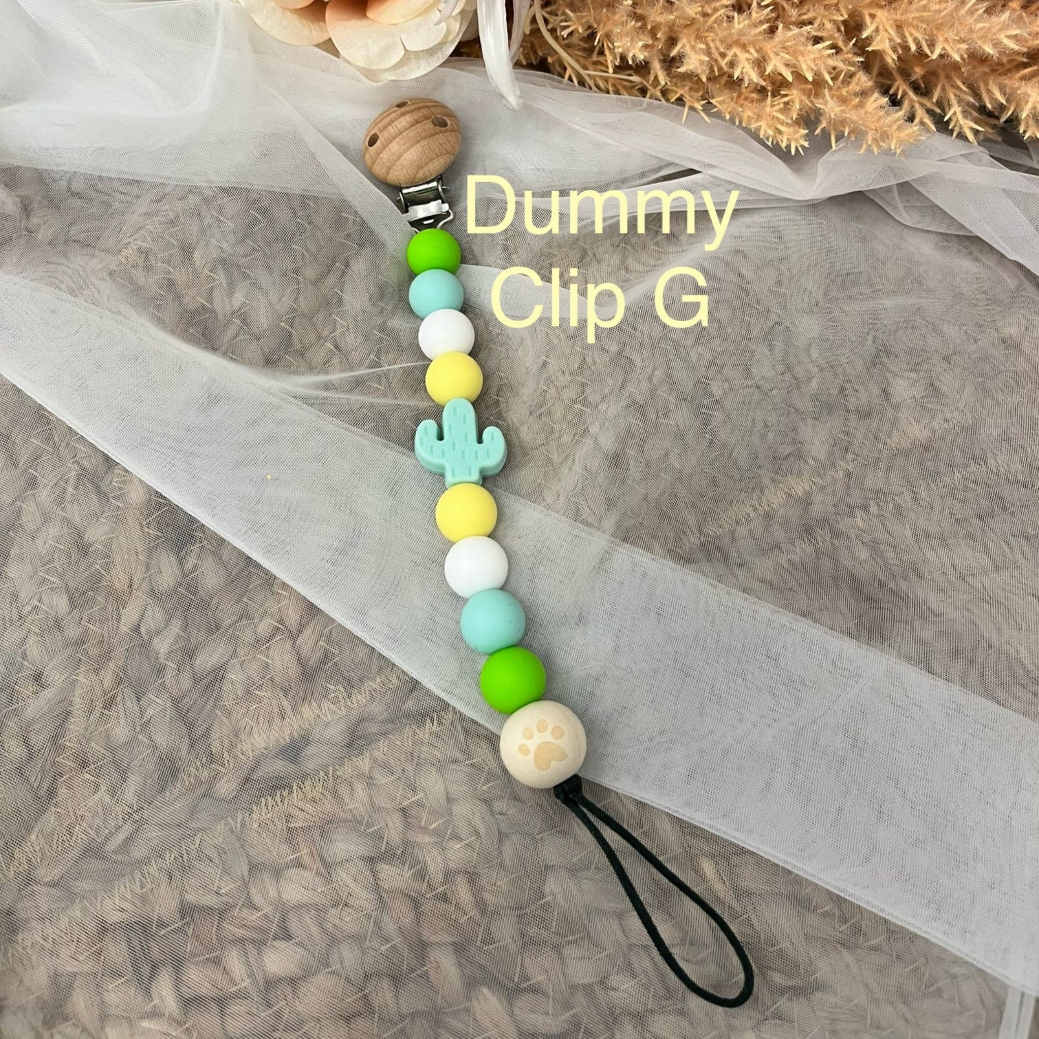 The Cactus Collection-Silicone Dummy Bead Clips