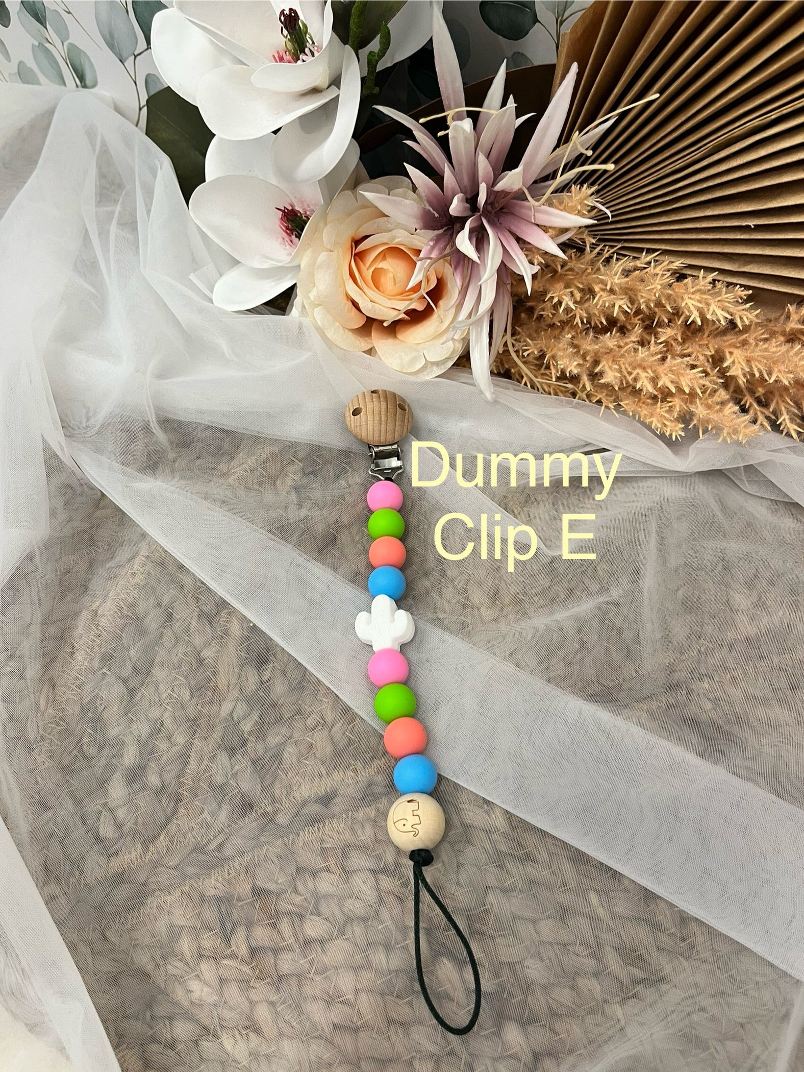 The Cactus Collection-Silicone Dummy Bead Clips