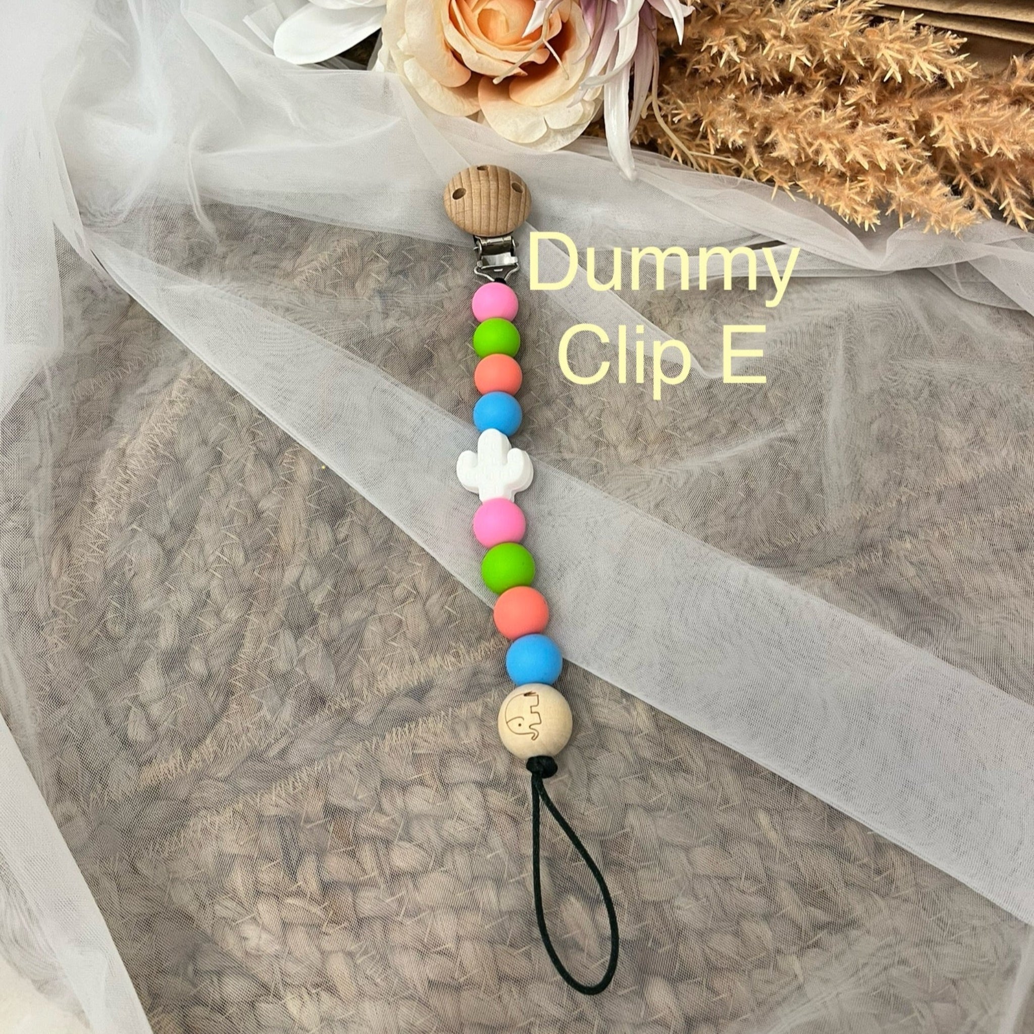 The Cactus Collection-Silicone Dummy Bead Clips