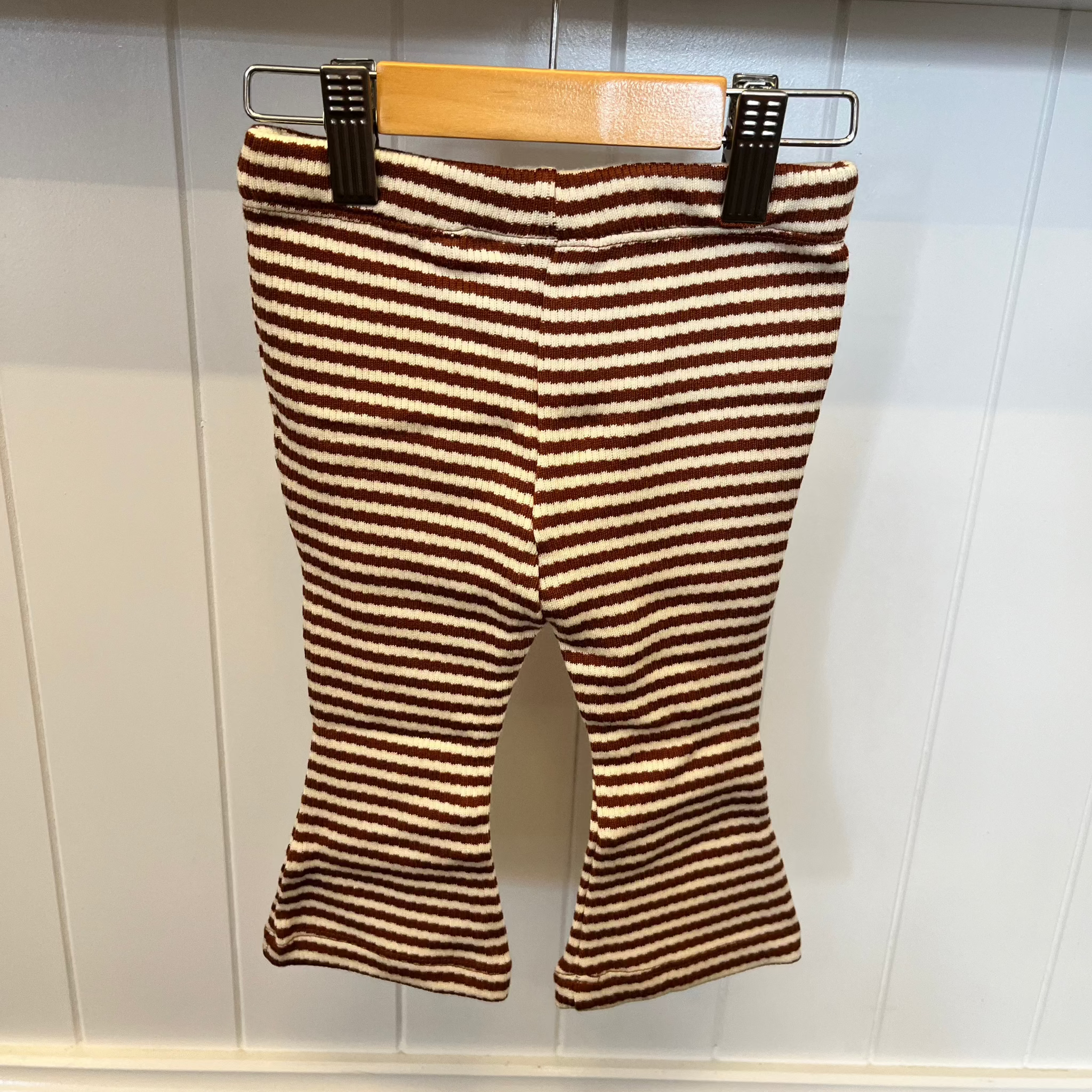 Branded Stripe Flare Pants-Animal Crackers