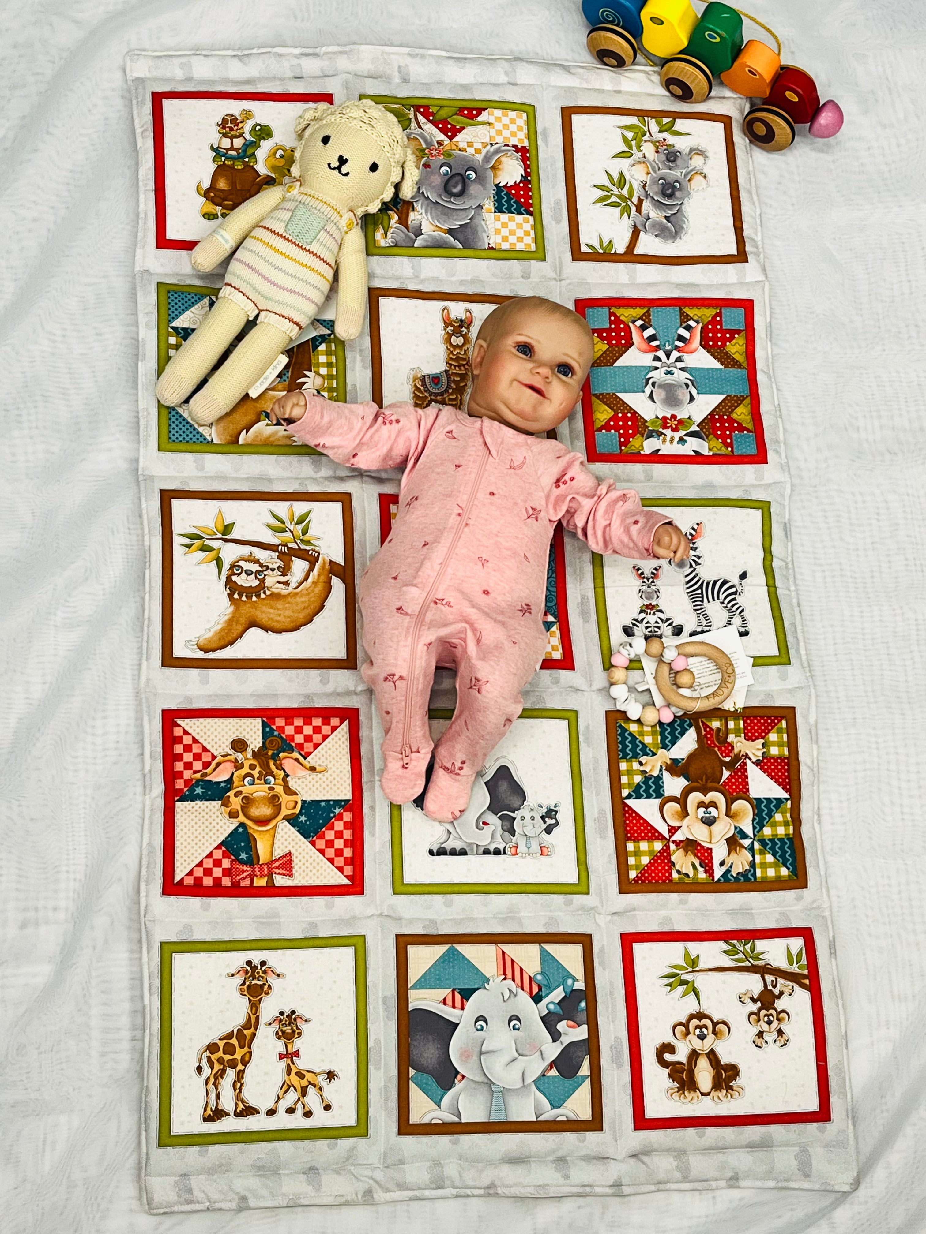 Baby Animal Crib,Travel Playmat or Pram Blanket- Everly Lane
