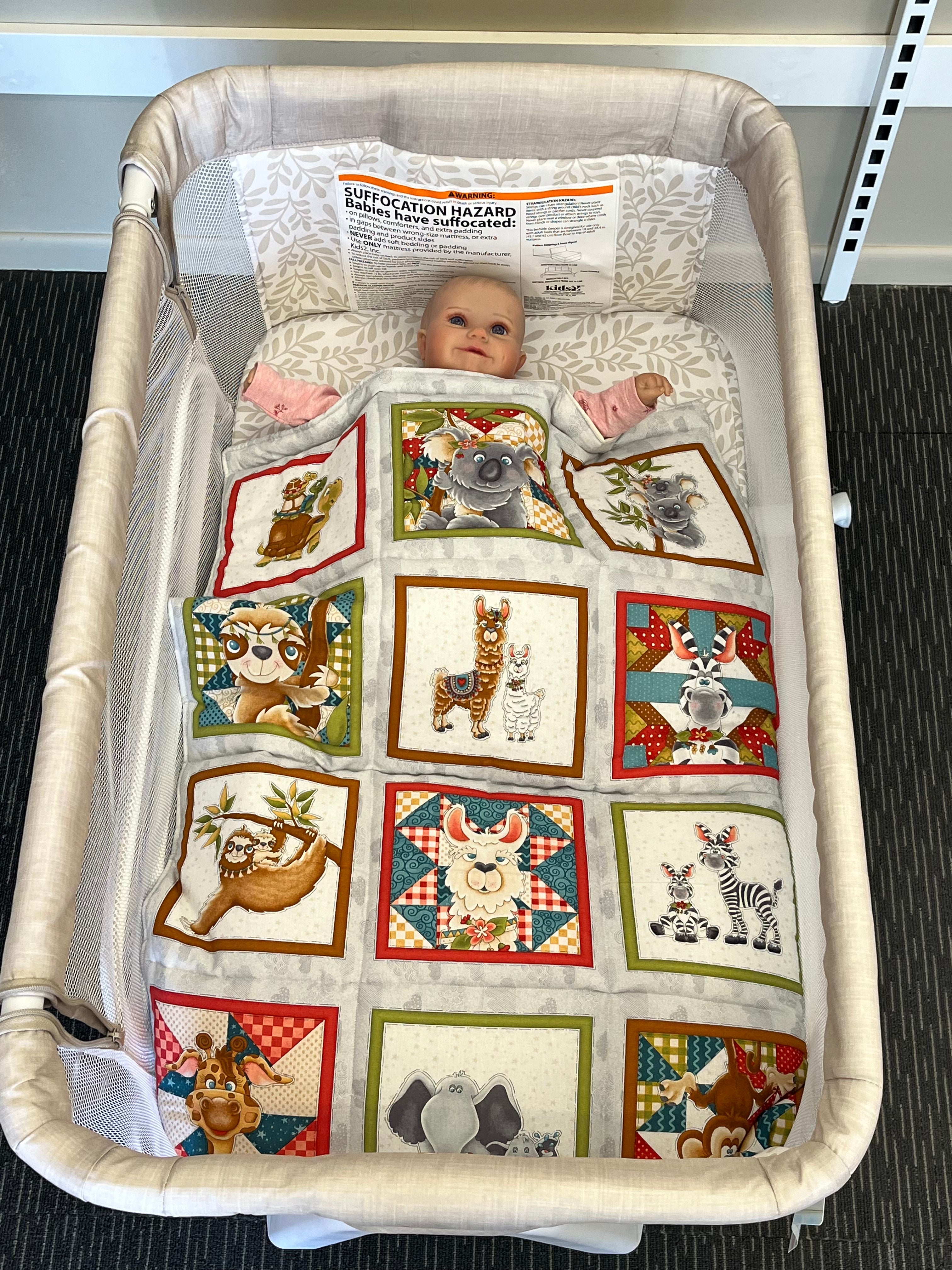 Baby Animal Crib,Travel Playmat or Pram Blanket- Everly Lane