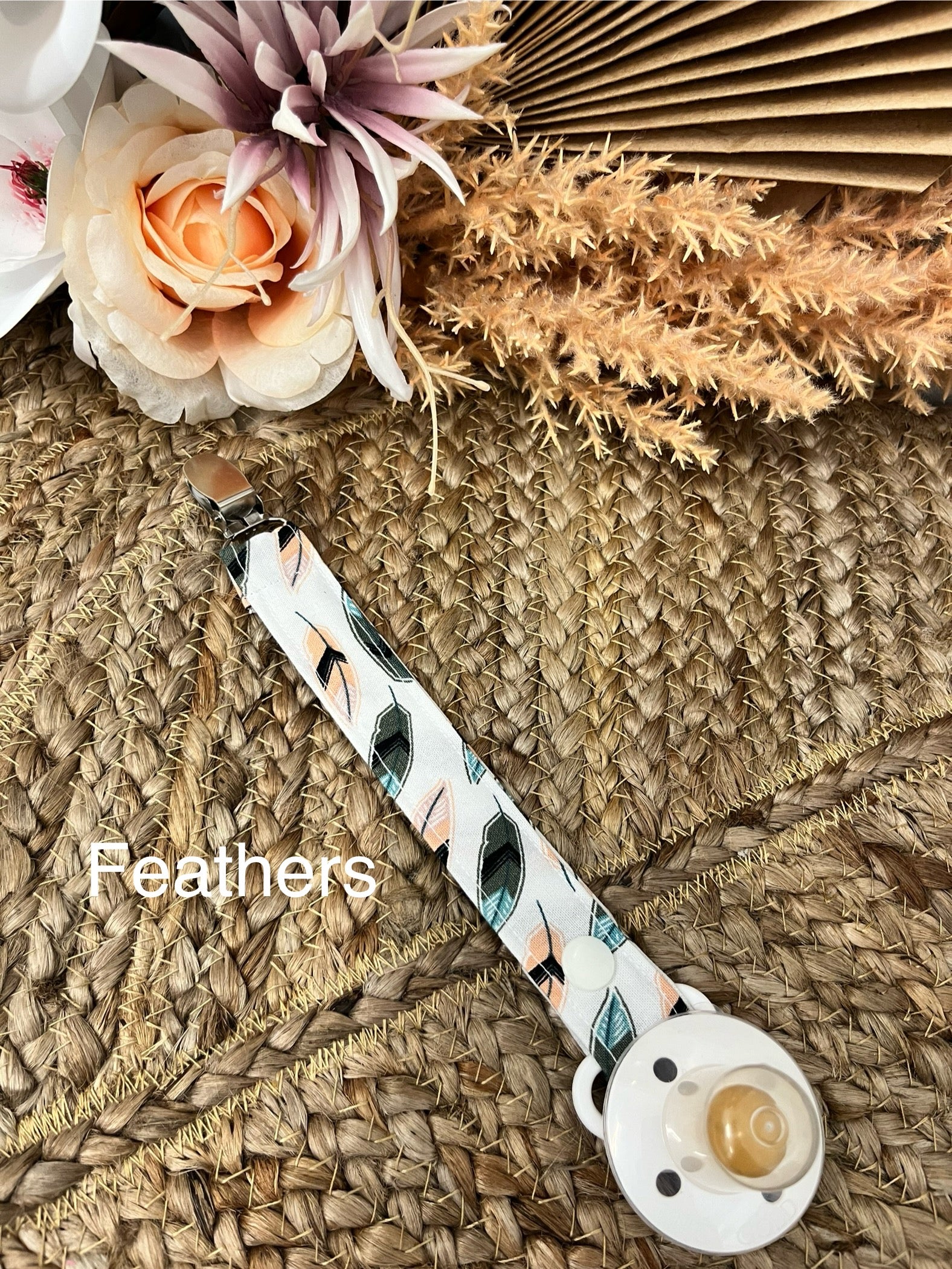 Cotton Pacifier Clips- Everly Lane