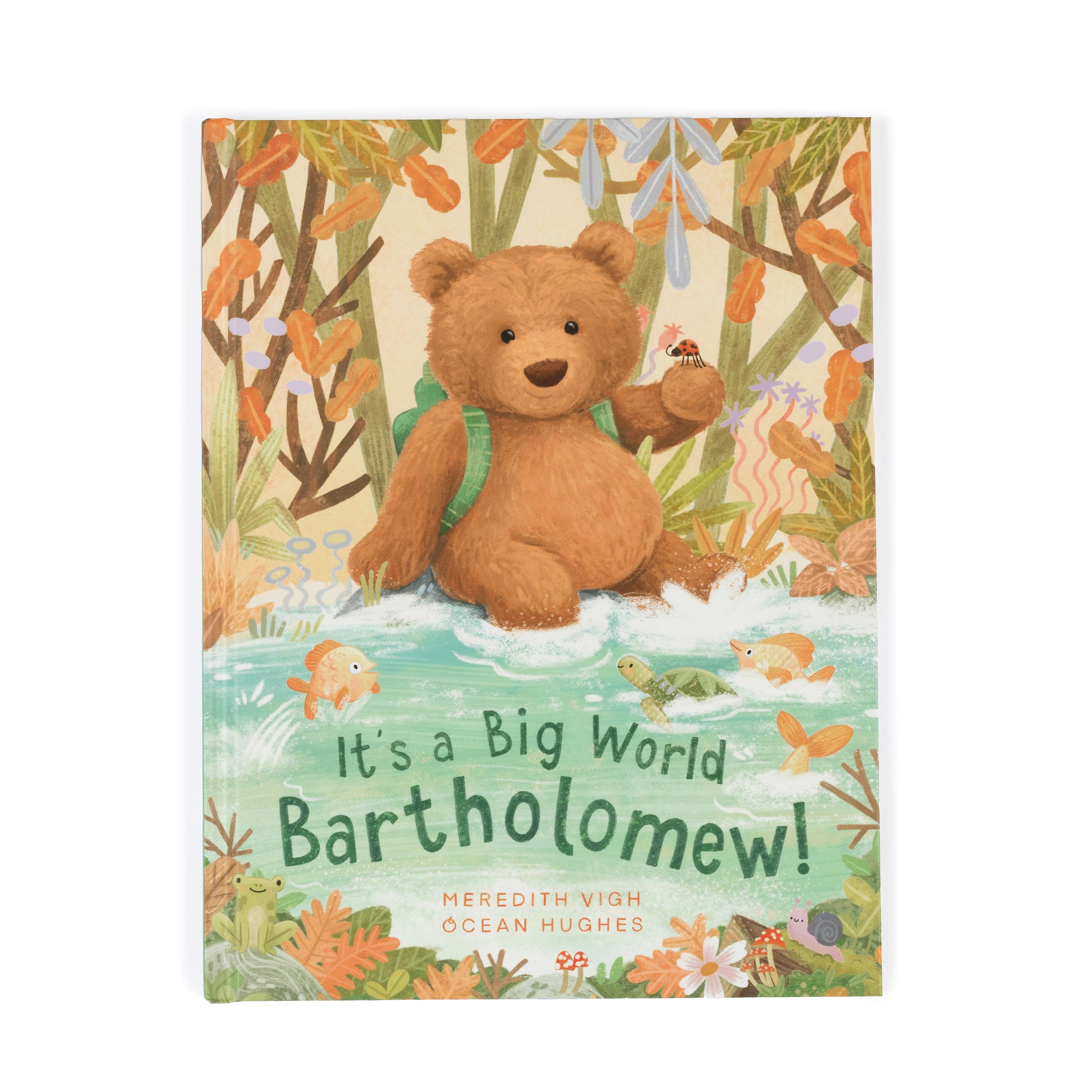 It's a Big World Bartholomew Book- Jellycat