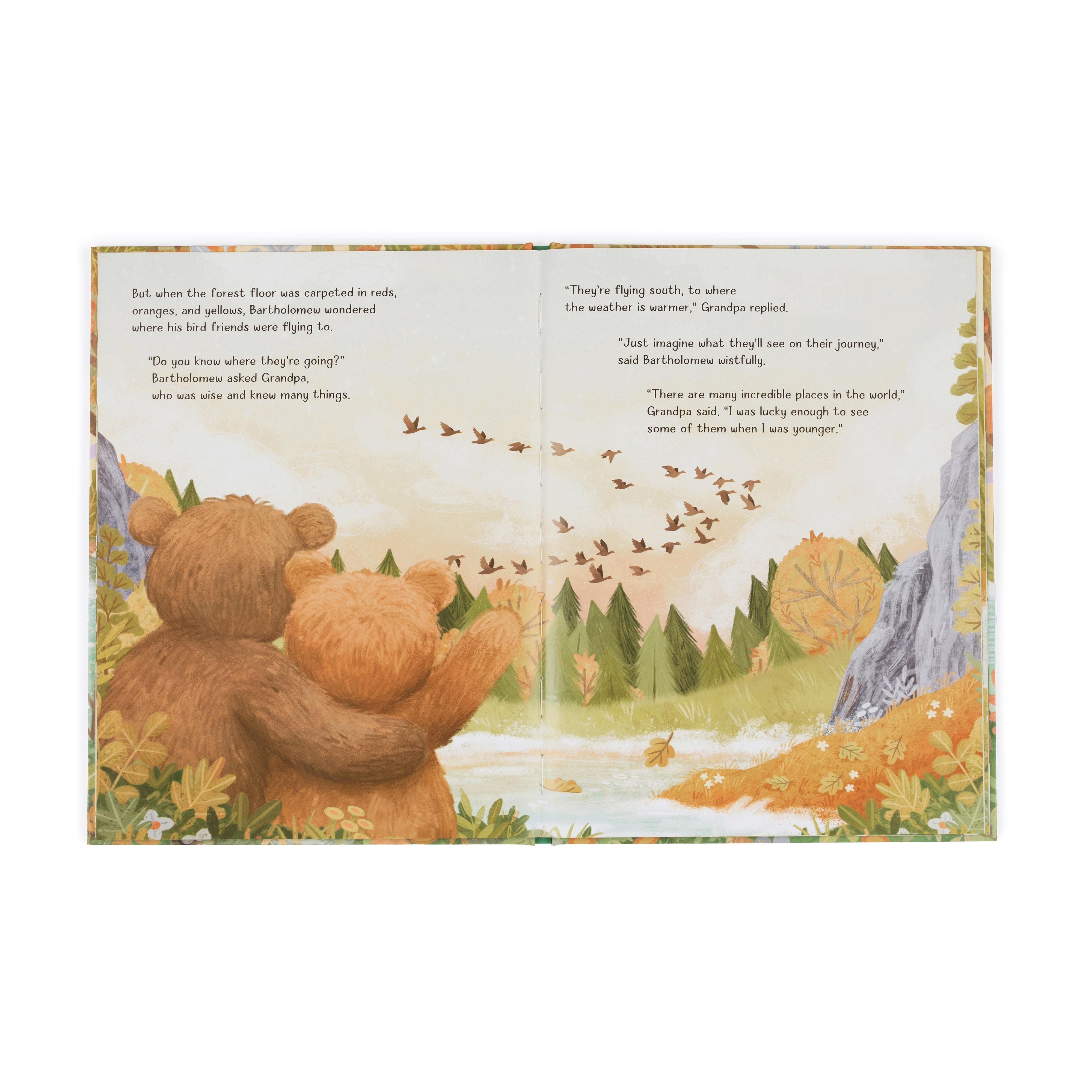 It's a Big World Bartholomew Book- Jellycat