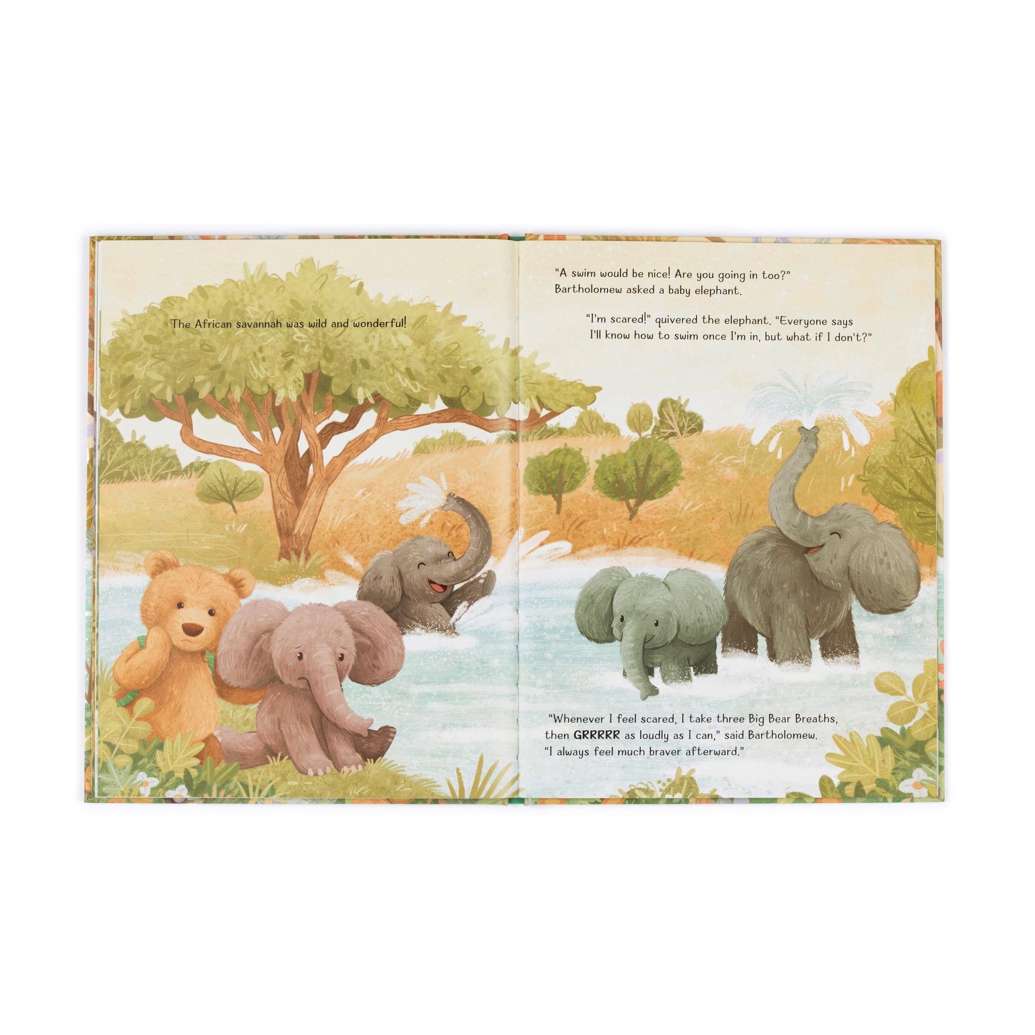 It's a Big World Bartholomew Book- Jellycat