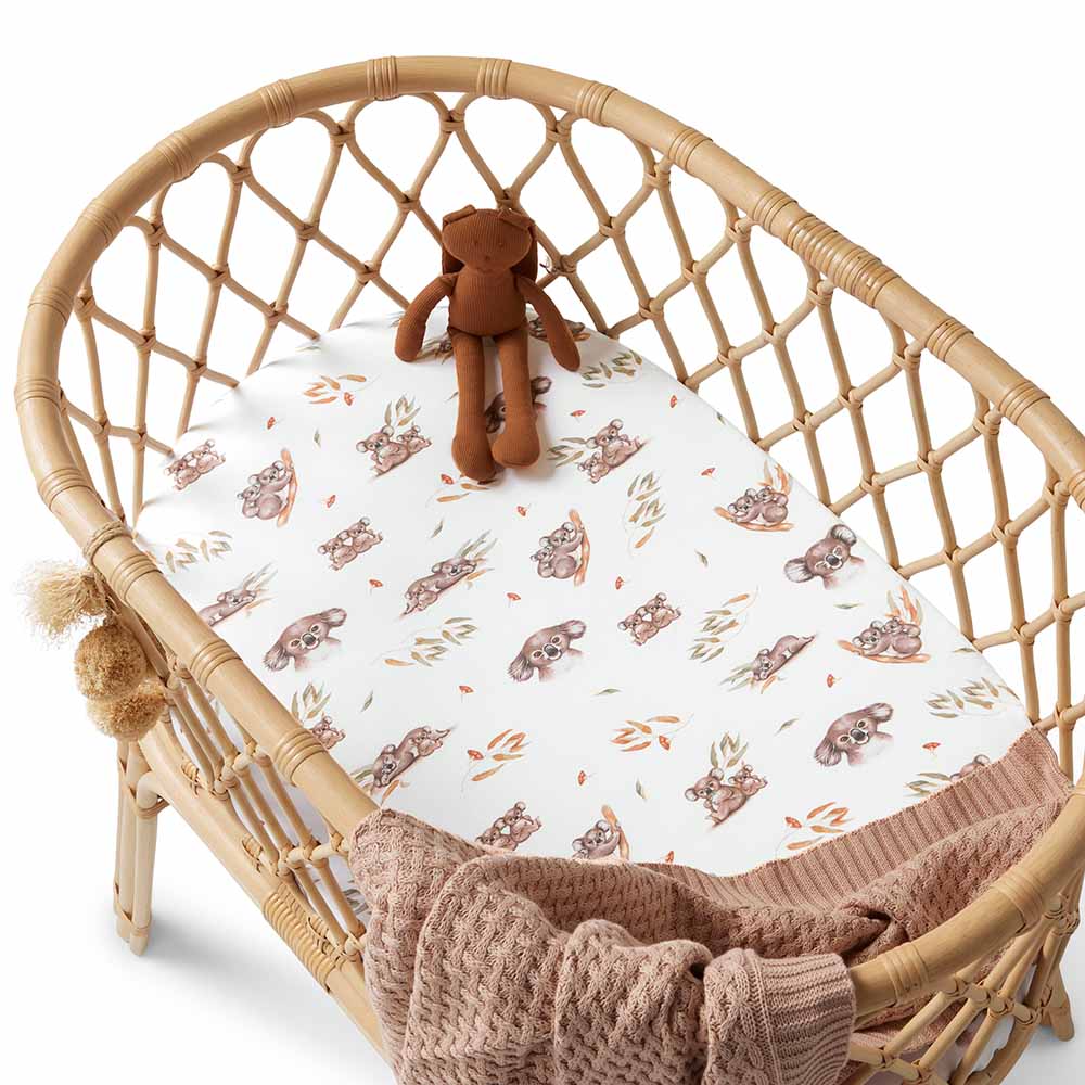 Koala Organic Bassinet Sheet/Change Cover-Snuggle Hunny