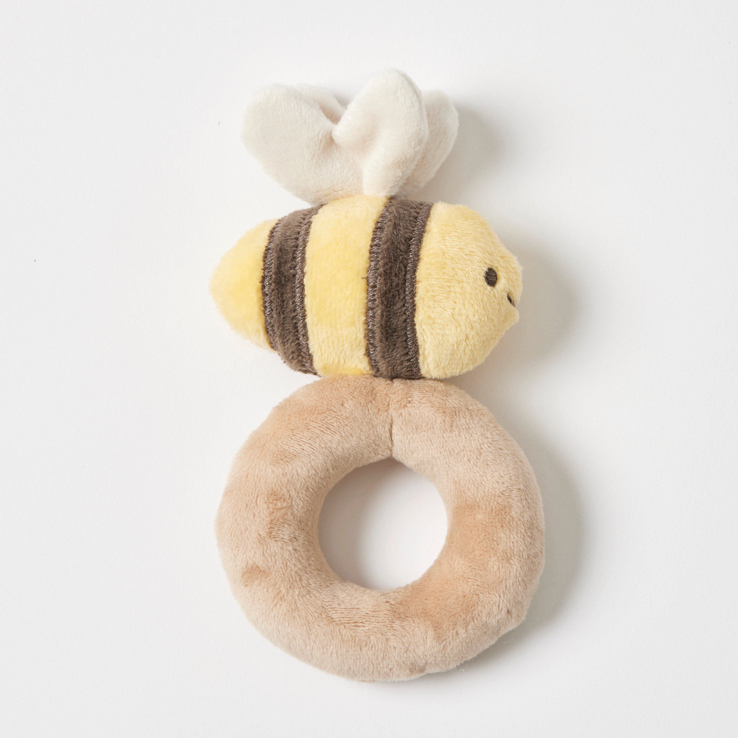 Plush Bee Rattle- Jiggle and Giggle