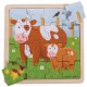 Cow & Calf Puzzle-Bigjigs