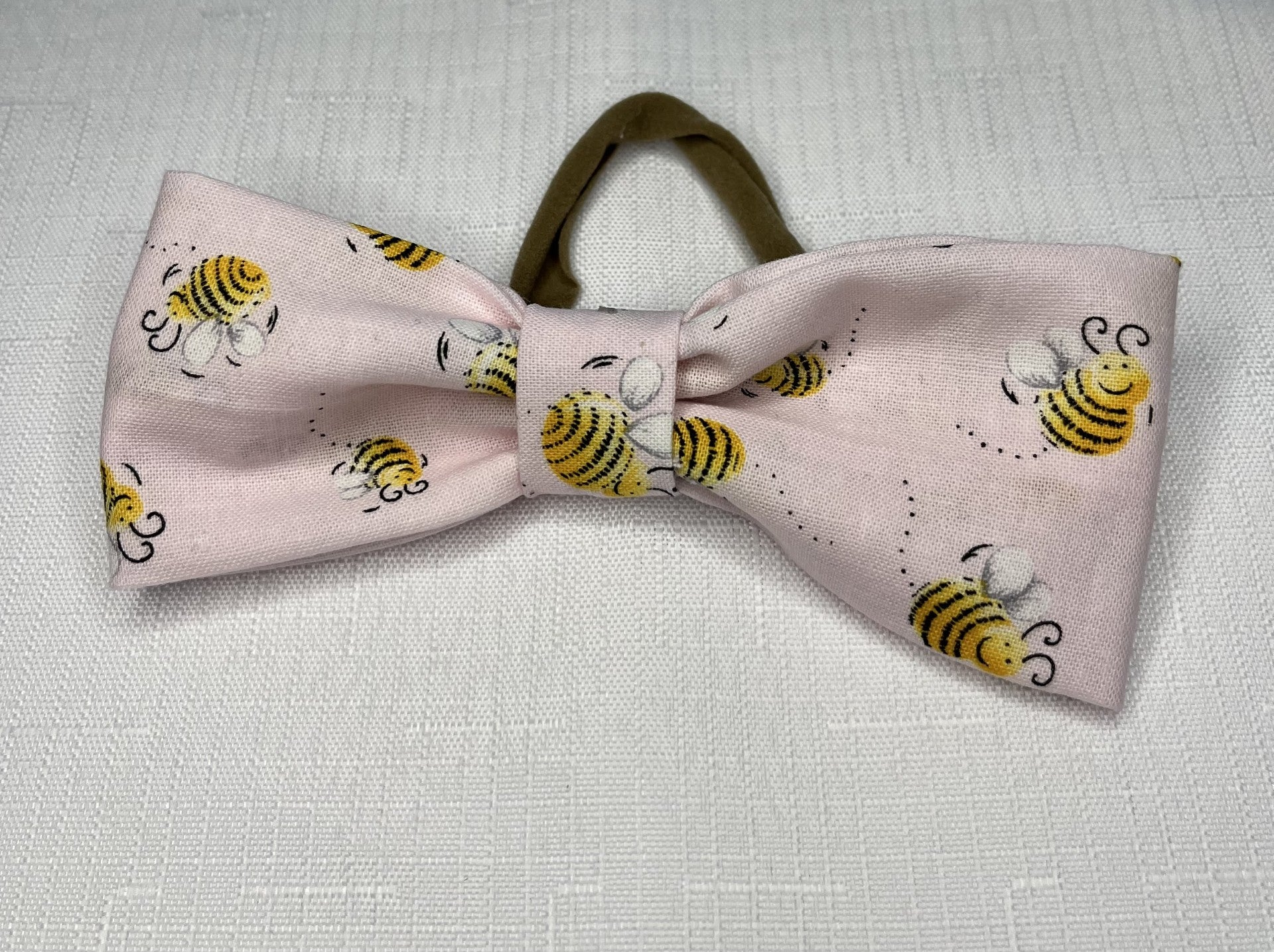 Pink Bumble Bee Headband Bow-Everly Lane