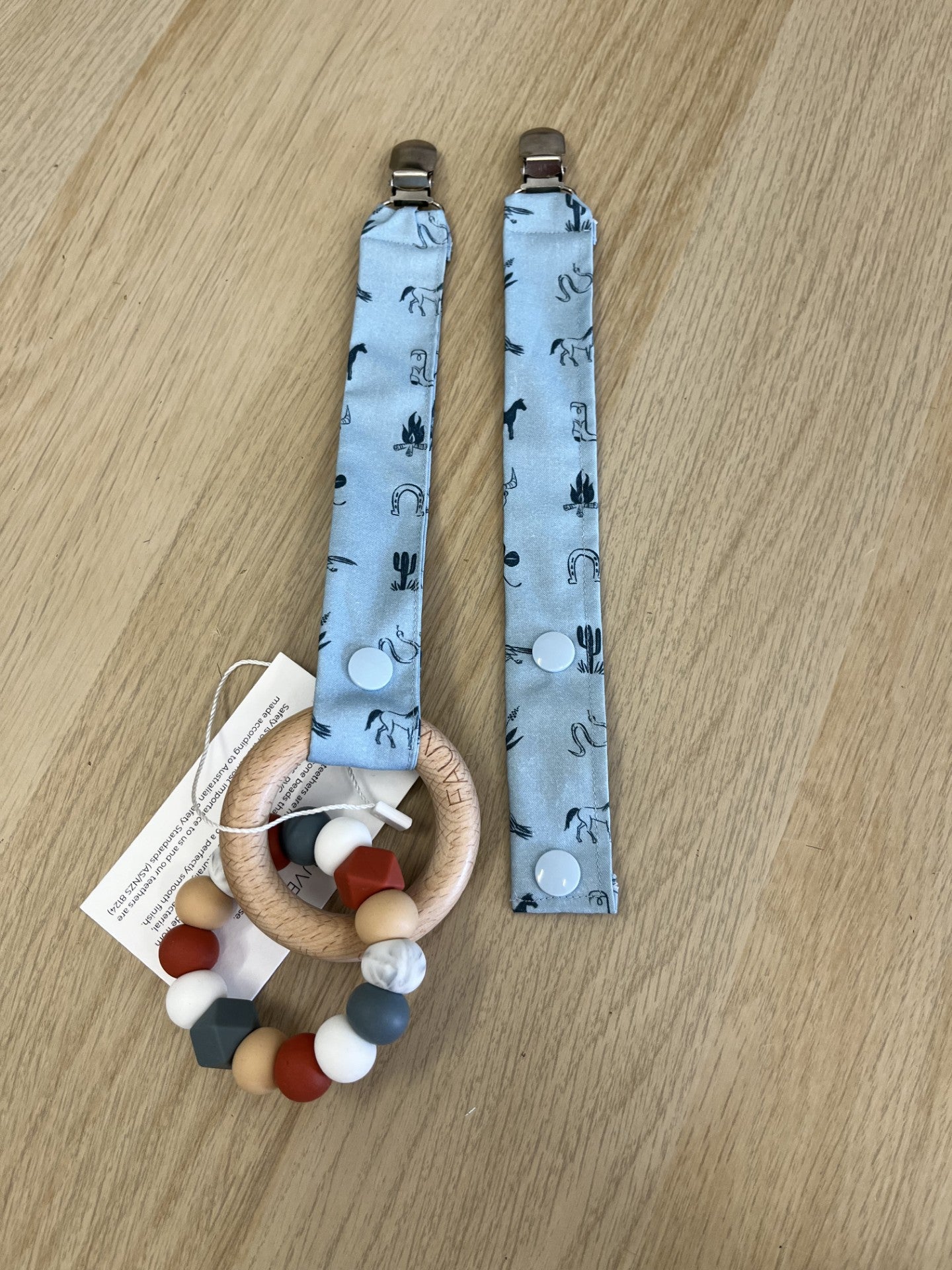 Cotton Pacifier Clips- Everly Lane