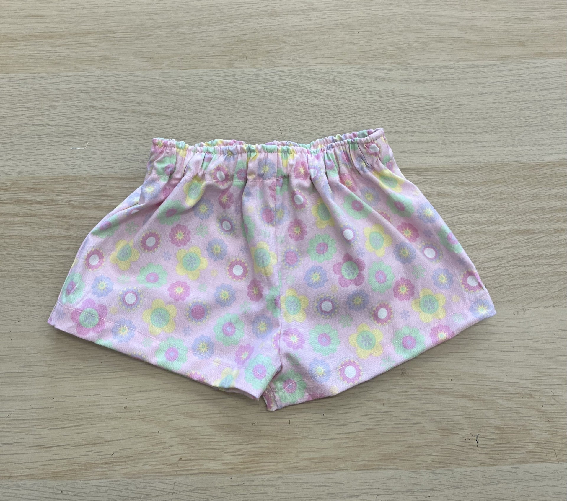 Cotton Candy Flower Shorts-Everly Lane