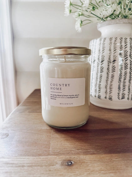 Country Home Scented Candle -MILKWICK