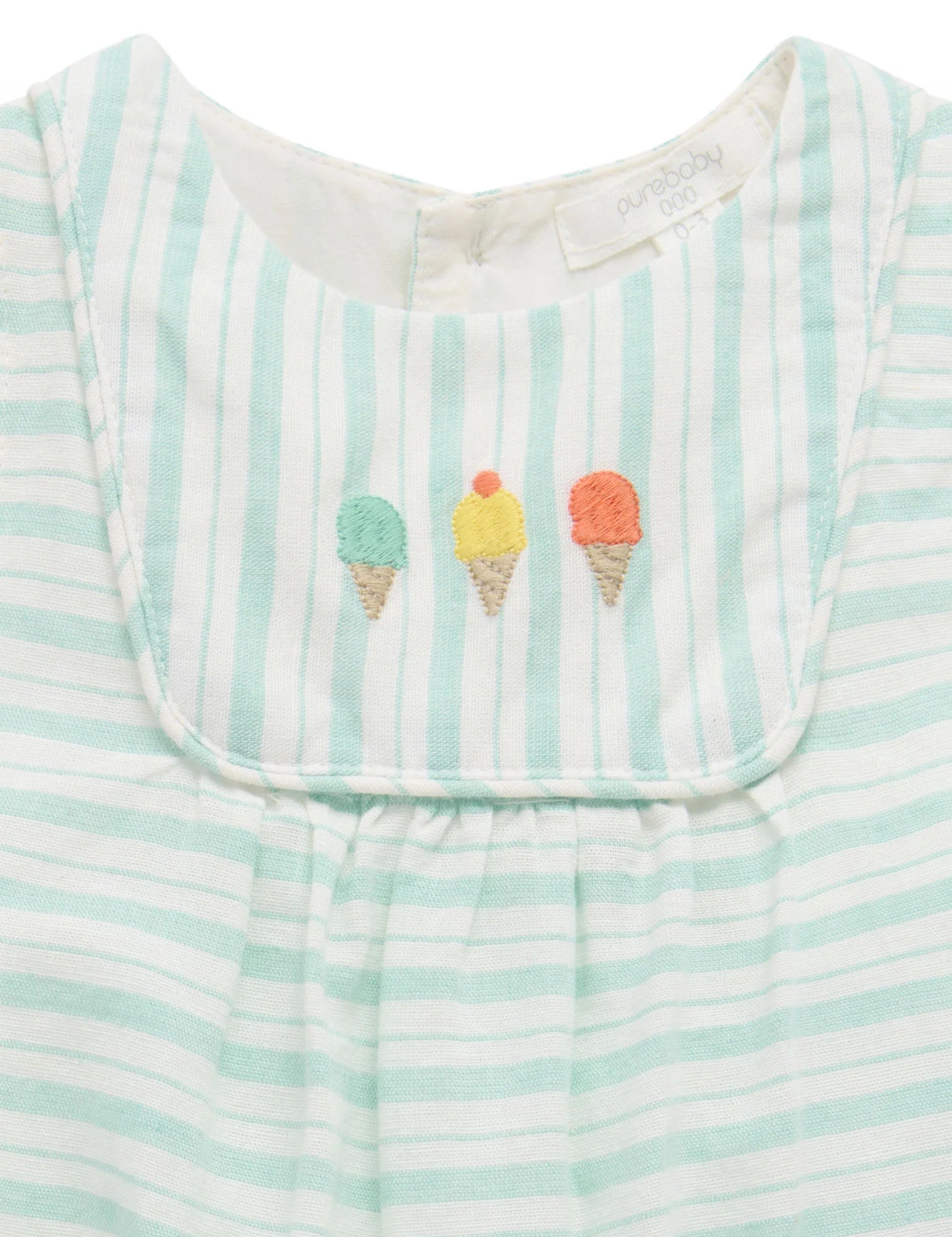 Ice cream Bodysuit-Purebaby