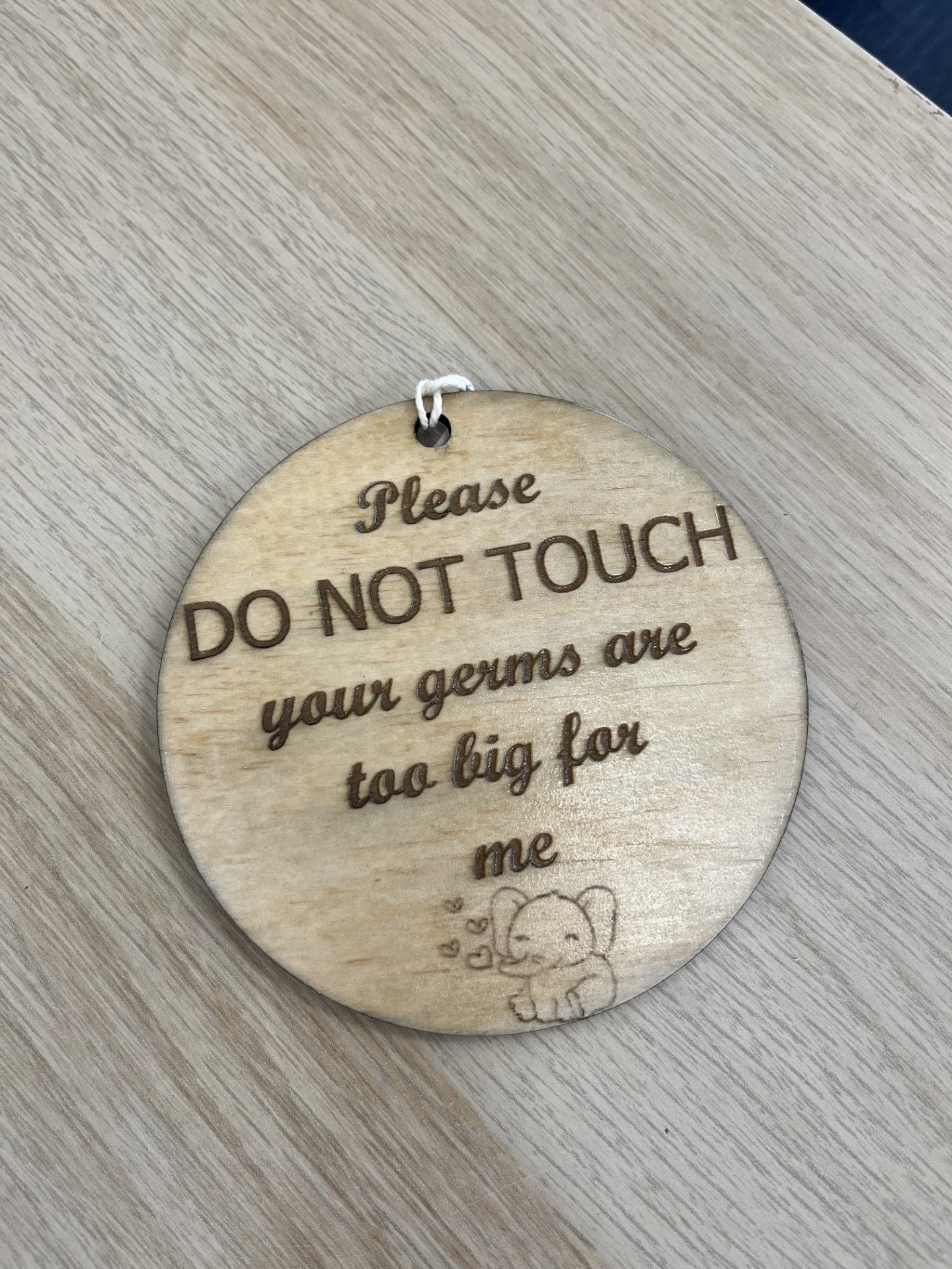 Please Don't Touch Disc- KELOLI Creations