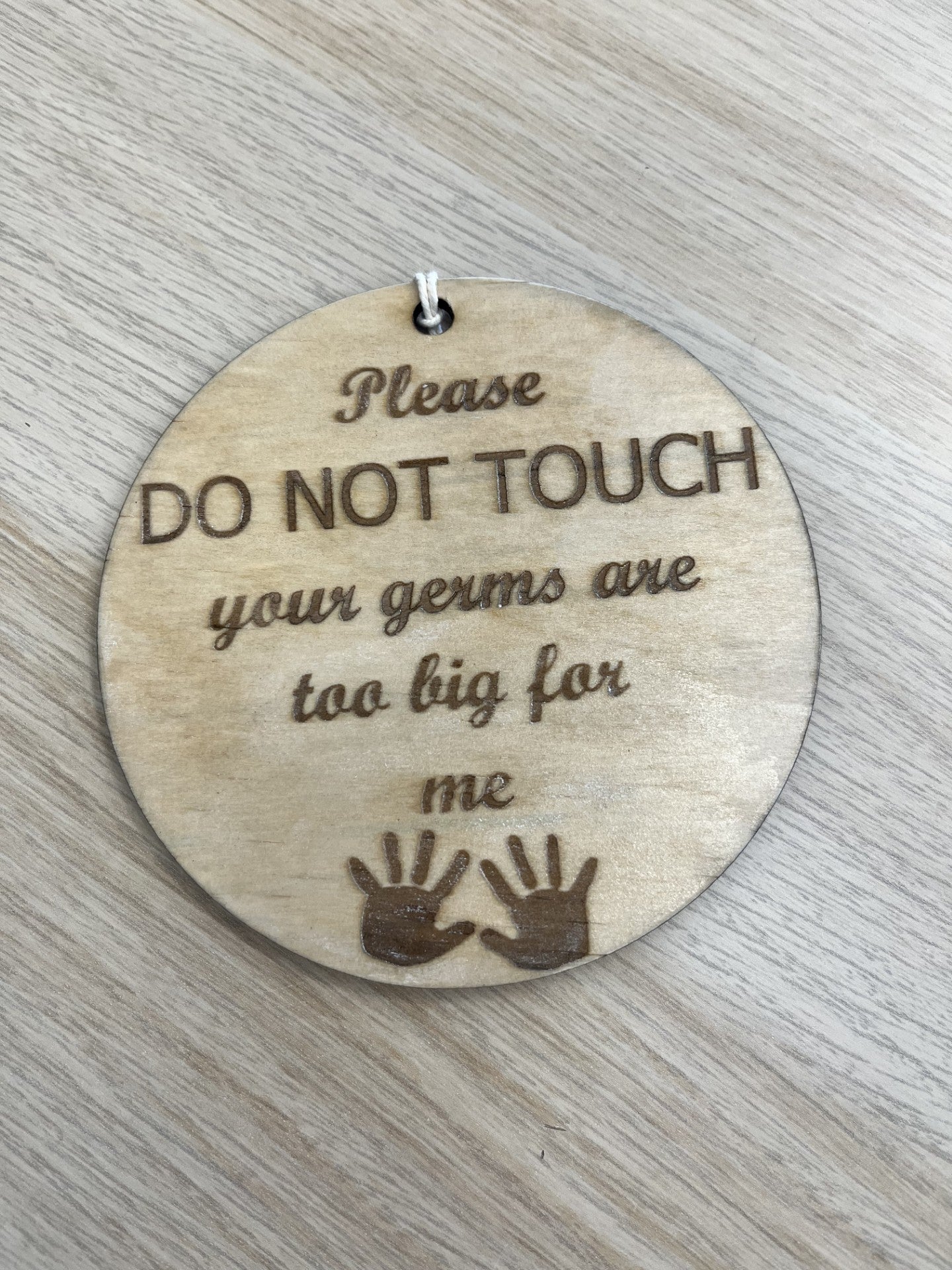 Please Don't Touch Disc- KELOLI Creations