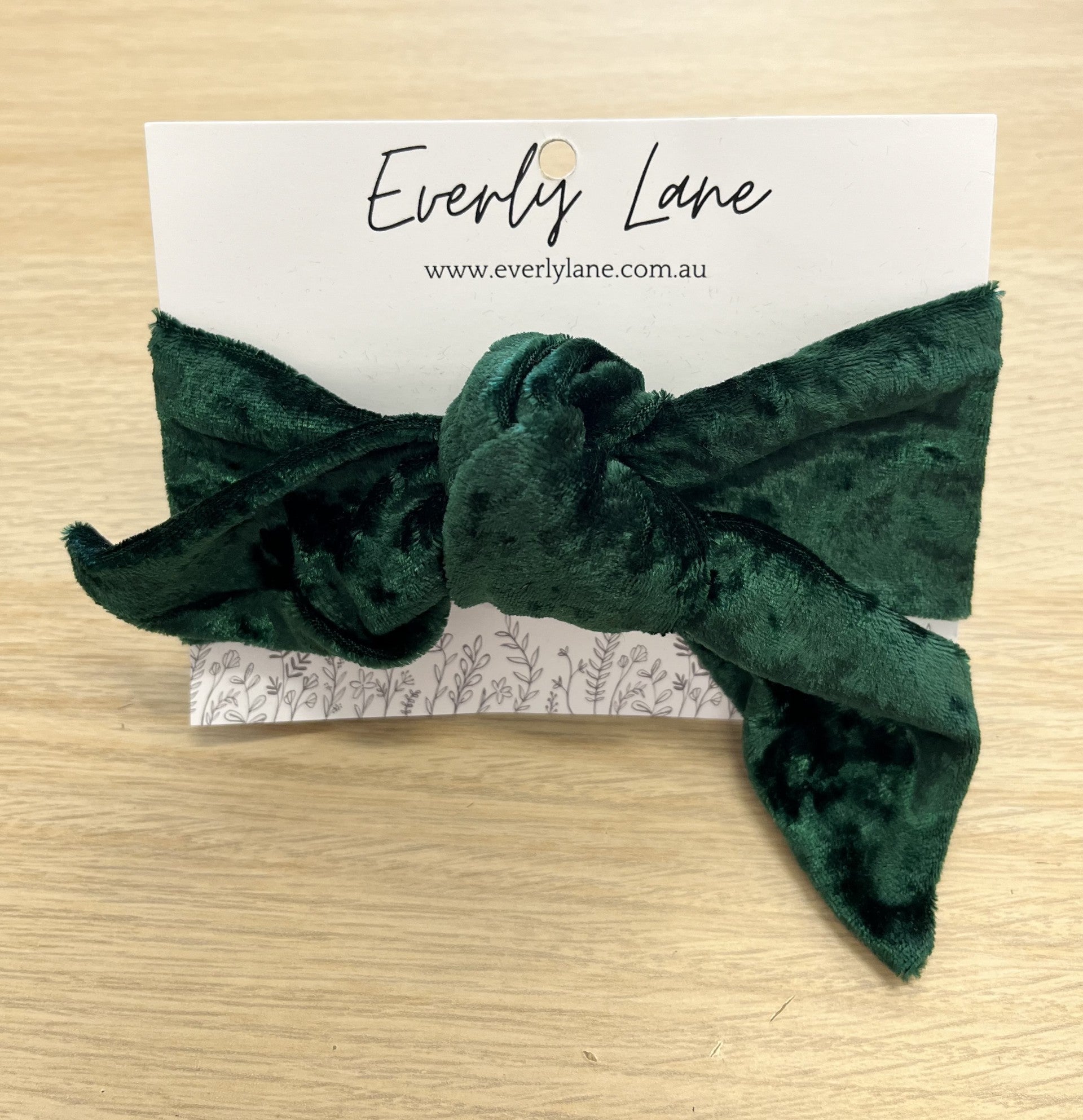 Christmas Velvet Headband- Everly Lane