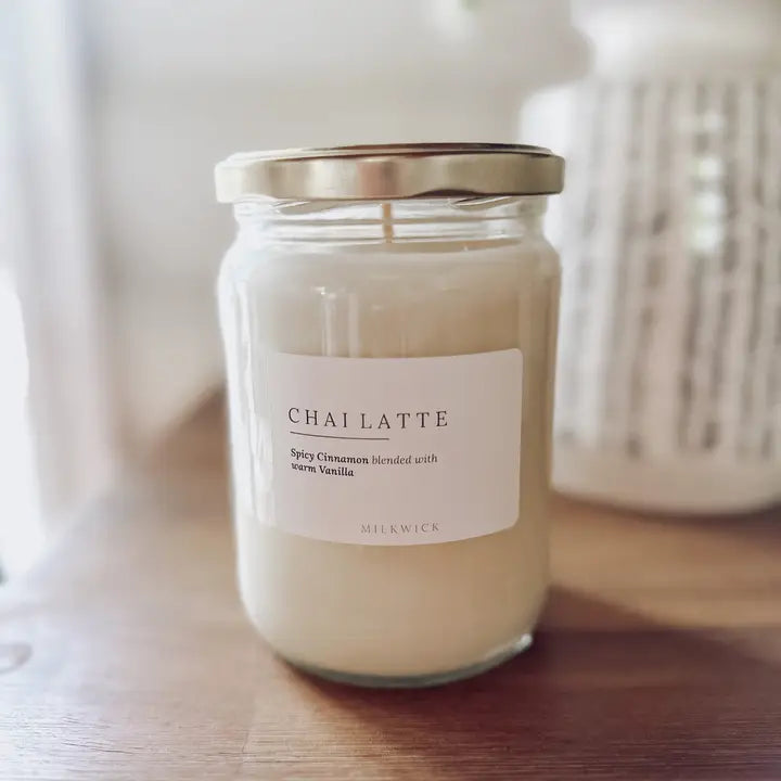 Chai Latte Scented Candle -MILKWICK