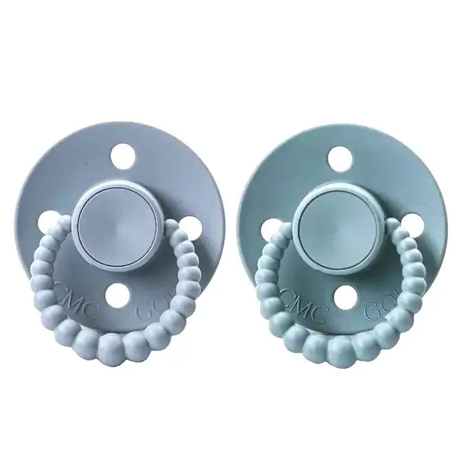 Light Grey & Sage 2pk Bubble Dummy-CMC