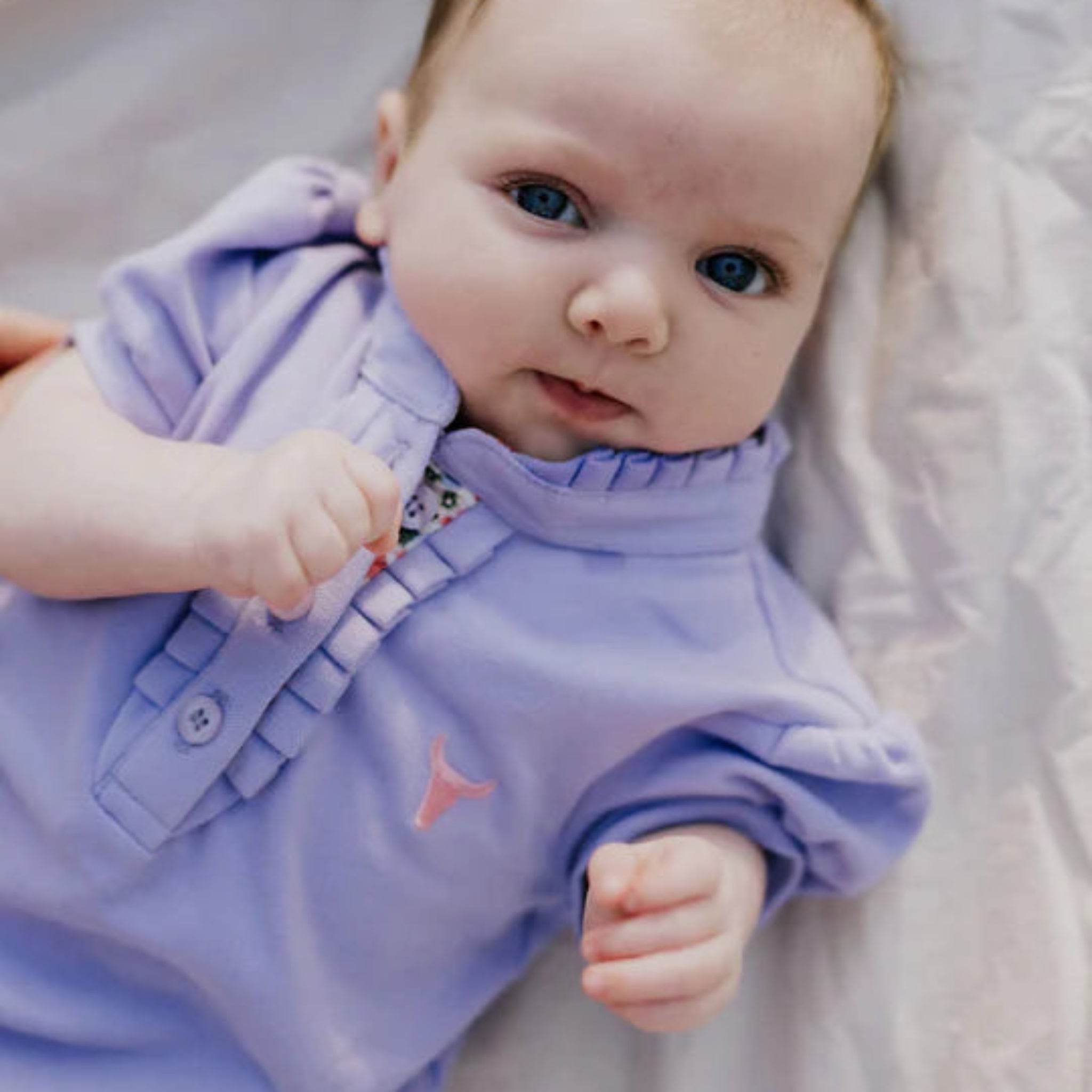 'Lizzy Baby' Polo Romper | Little Windmill Clothing Co