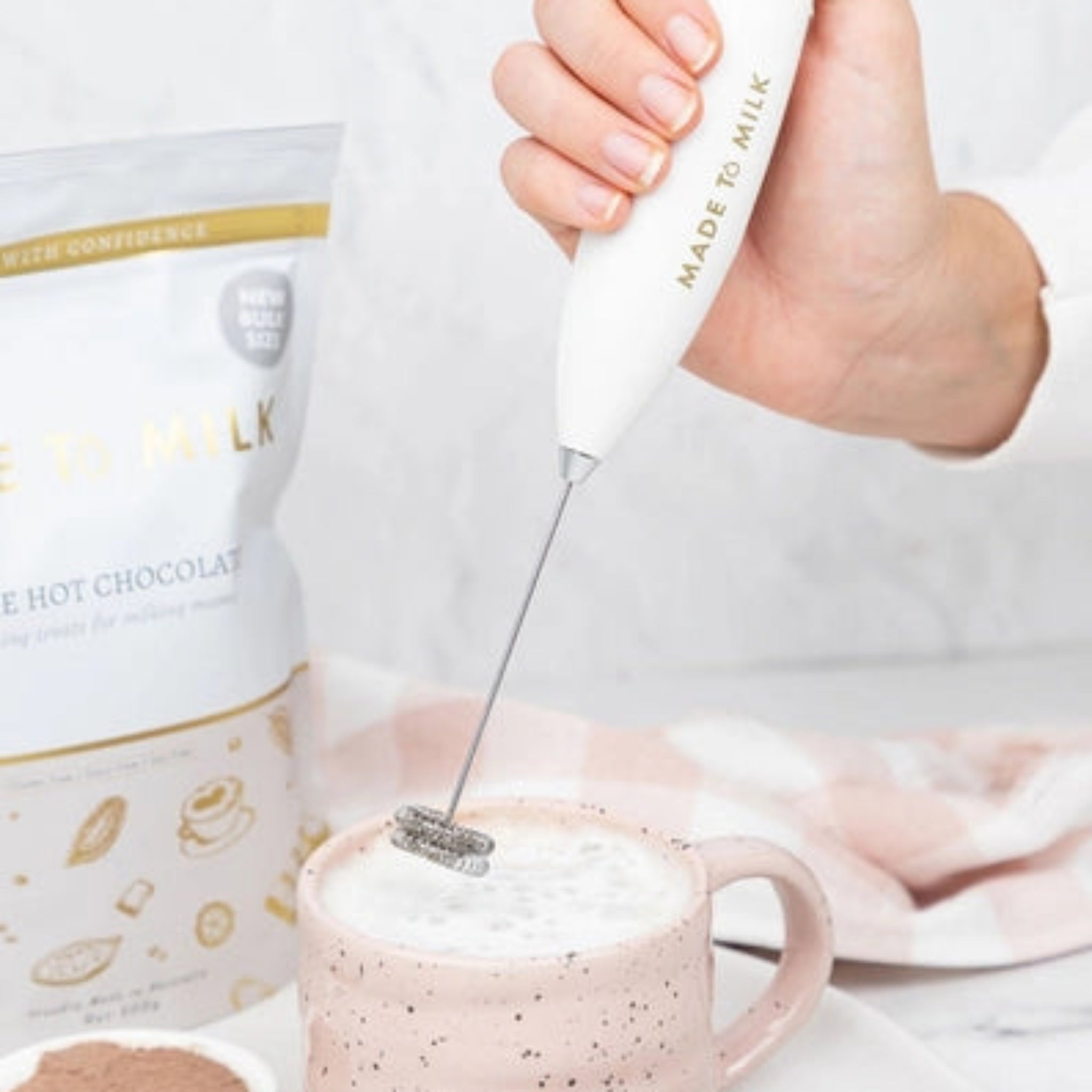 Handheld Milk Frother & Whisk-Made to Milk