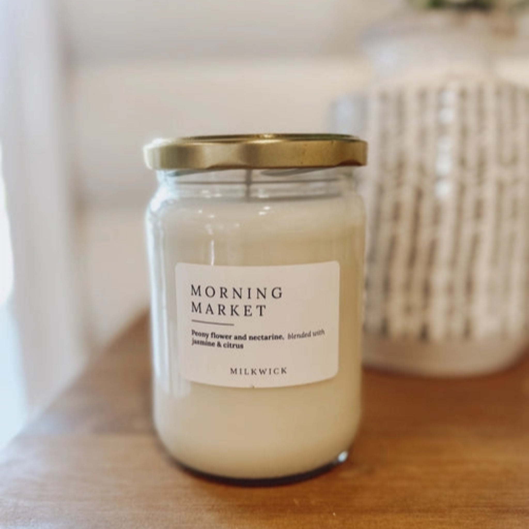 Morning Market Scented Candle-MILKWICK