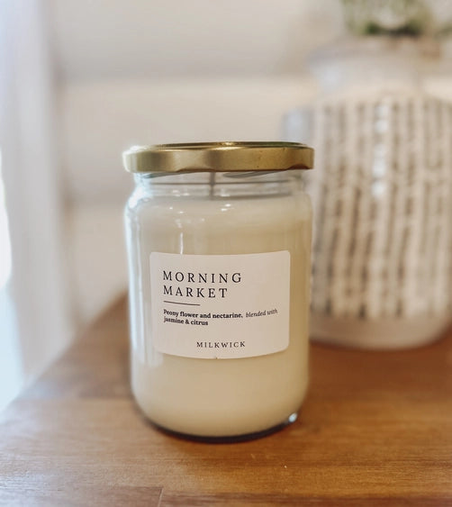 Morning Market Scented Candle-MILKWICK