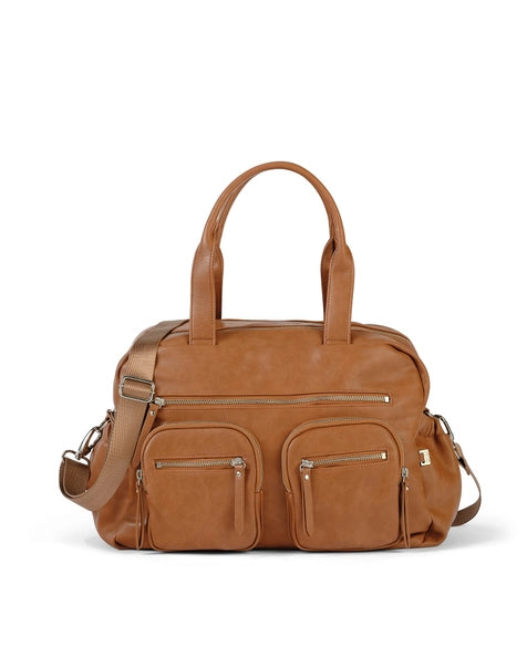 Vegan Leather Carry All Nappy Bag-Oioi