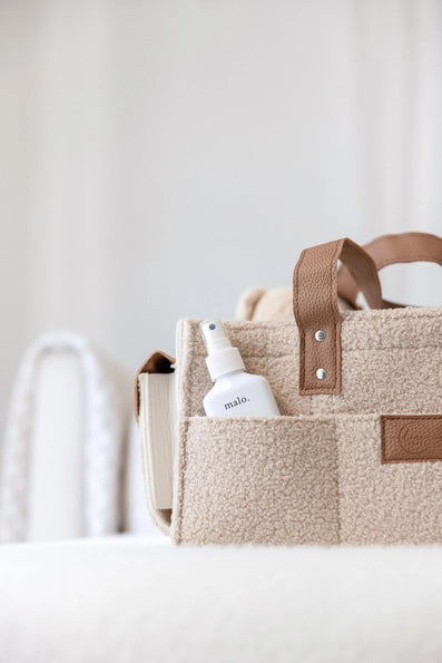 Nappy Caddy Nude -Linen Label